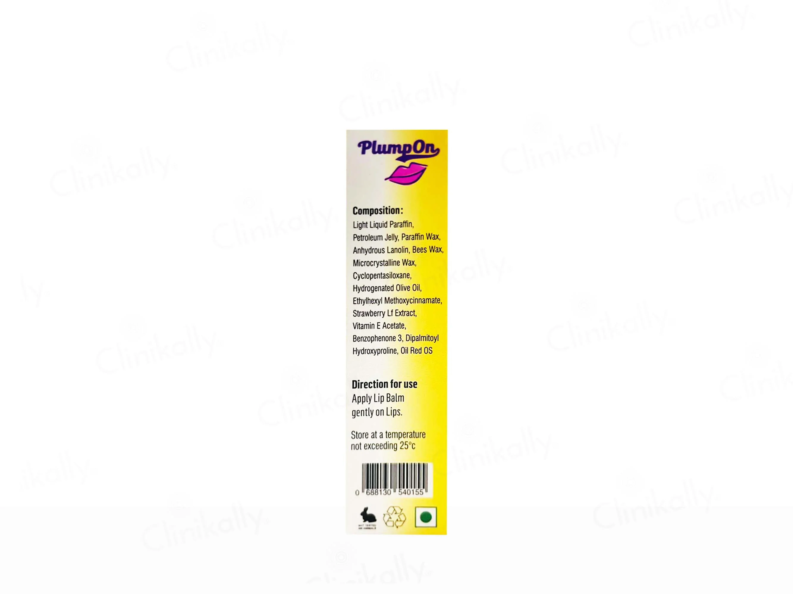 Plumpon Lip Balm SPF 30 - Strawberry Flavour - Image 2