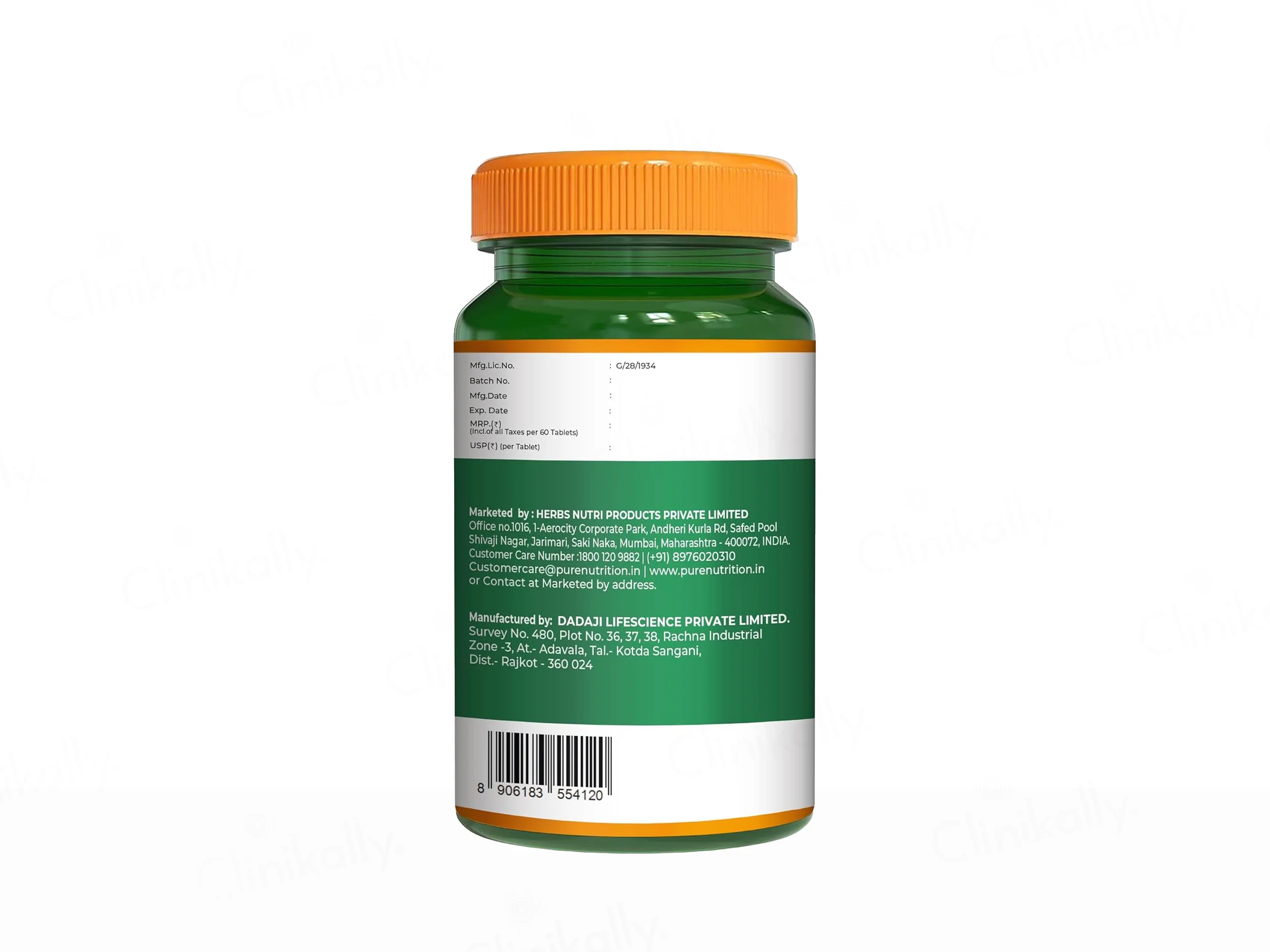 Pure Nutrition Biotin 10000mcg Veg Tablet - Image 3