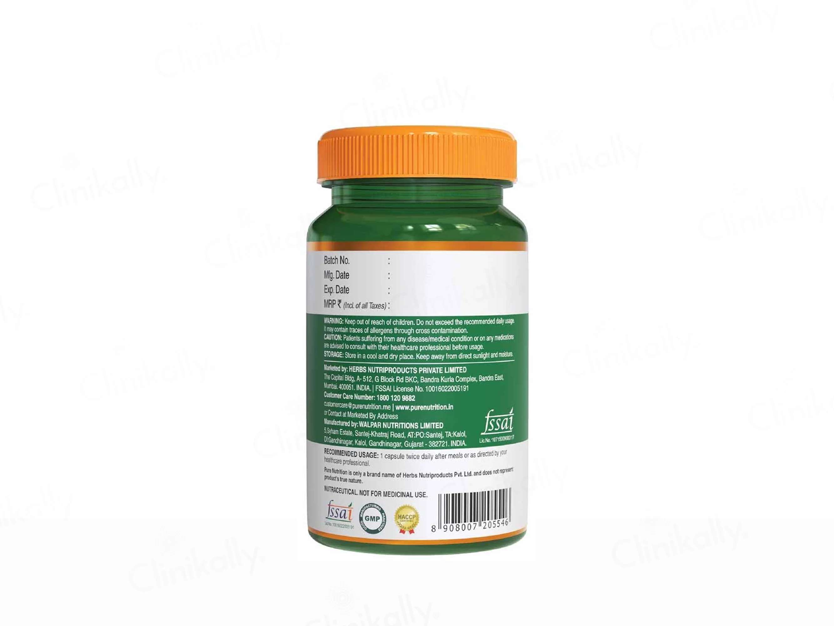 Pure Nutrition Cranberry & Amla Extract With Herbs & Probiotics Veg Capsule - Image 7
