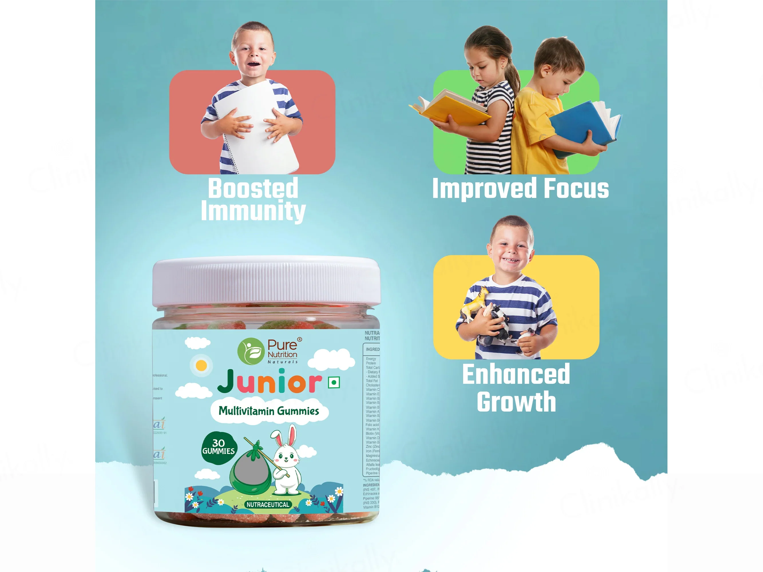 Pure Nutrition Junior Multivitamin Veg Gummies - Image 2