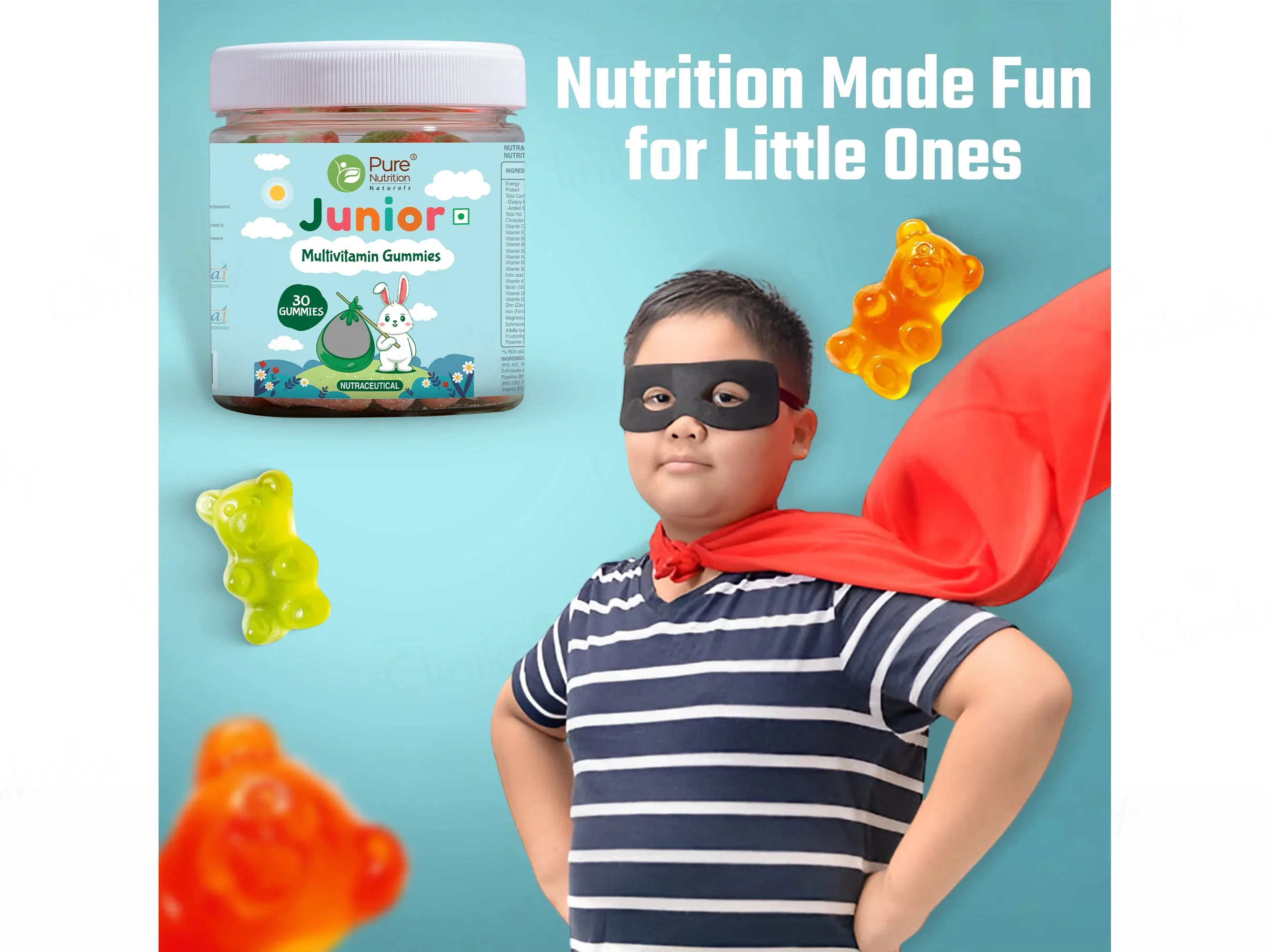Pure Nutrition Junior Multivitamin Veg Gummies - Image 3