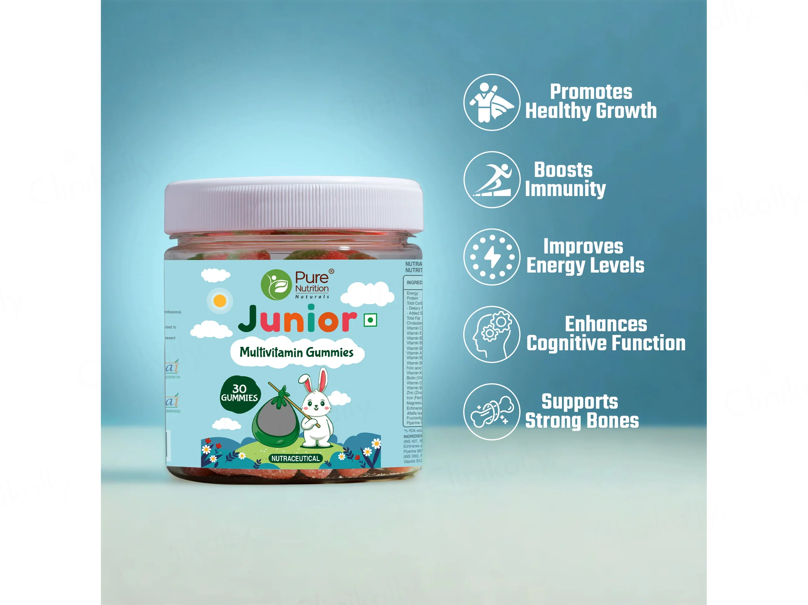 Pure Nutrition Junior Multivitamin Veg Gummies - Image 6