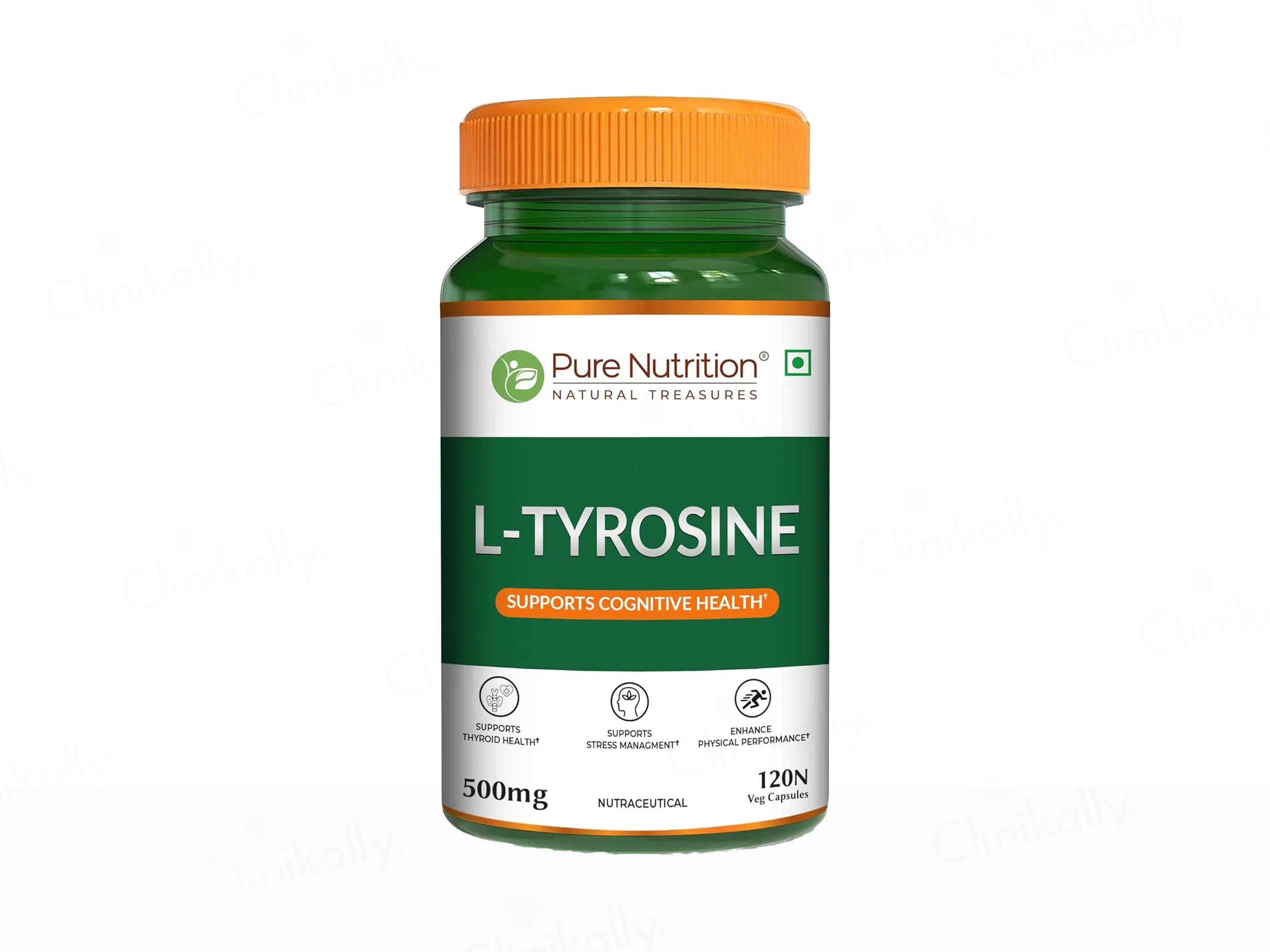 Pure Nutrition L-Tyrosine 500mg Veg Capsule