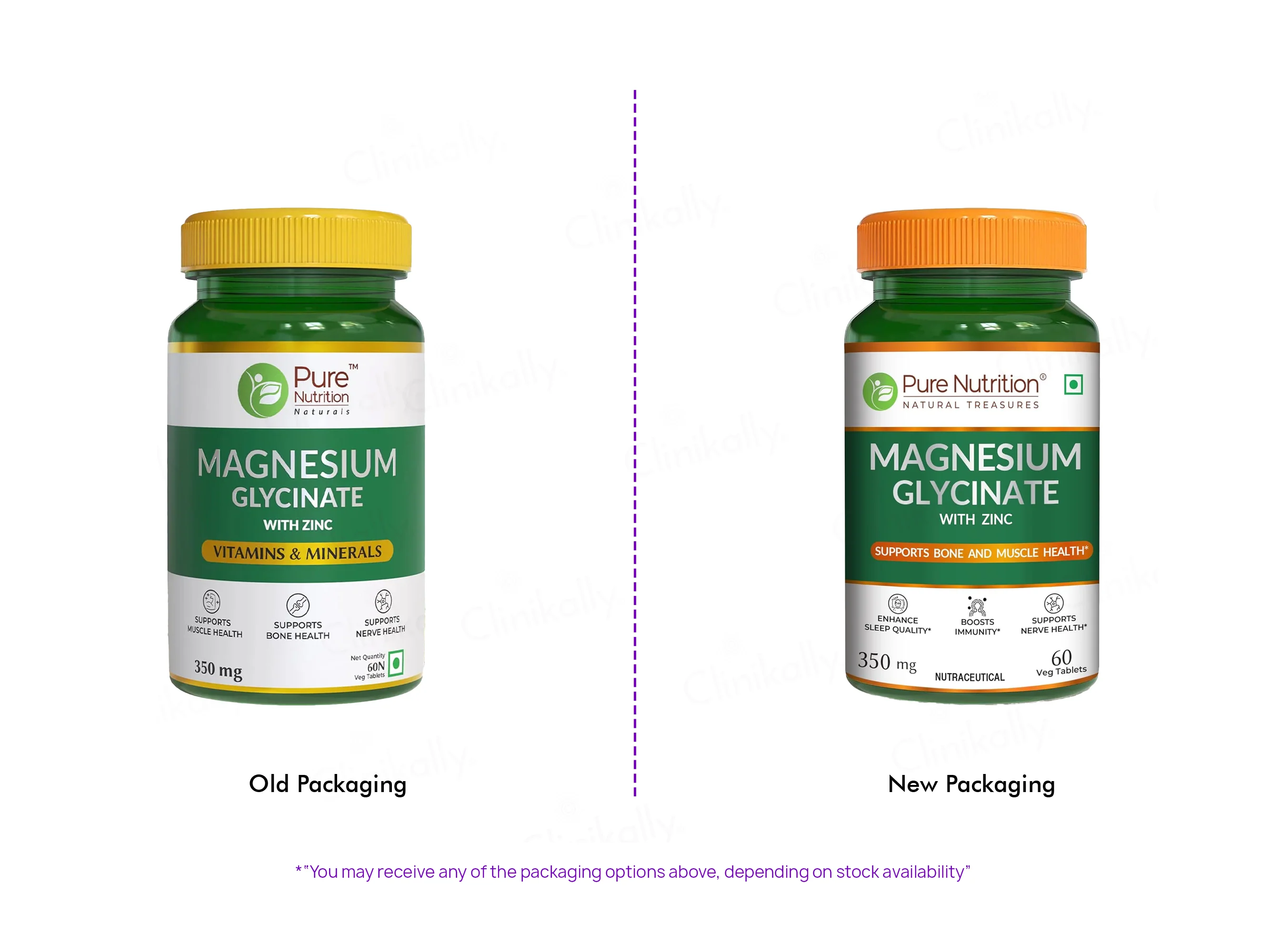 Pure Nutrition Magnesium Glycinate With Zinc Veg Tablet - Image 2