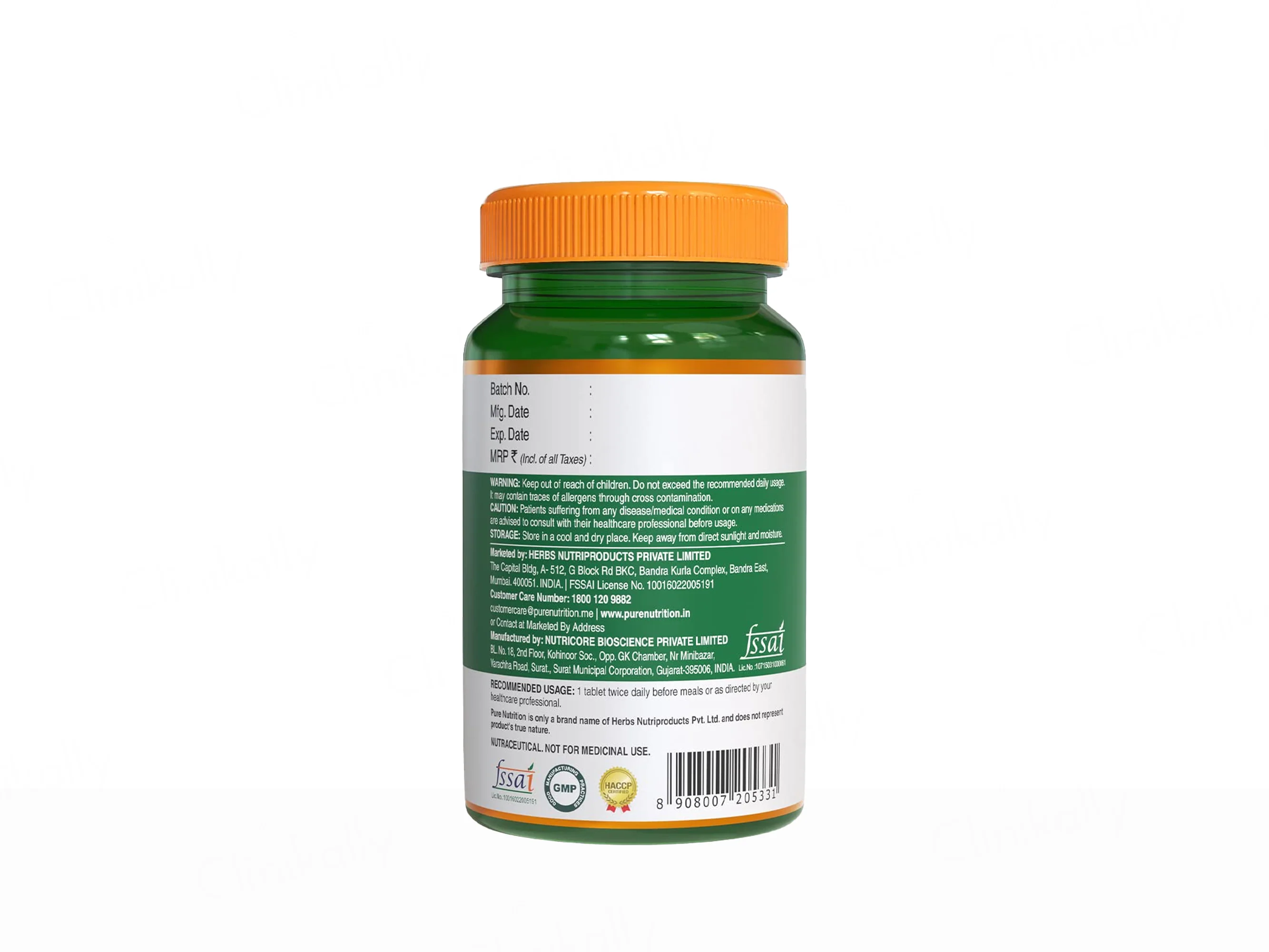 Pure Nutrition Milk Thistle Liver Detox With 80% Silymarin Flavonoids Veg Tablet - Image 10