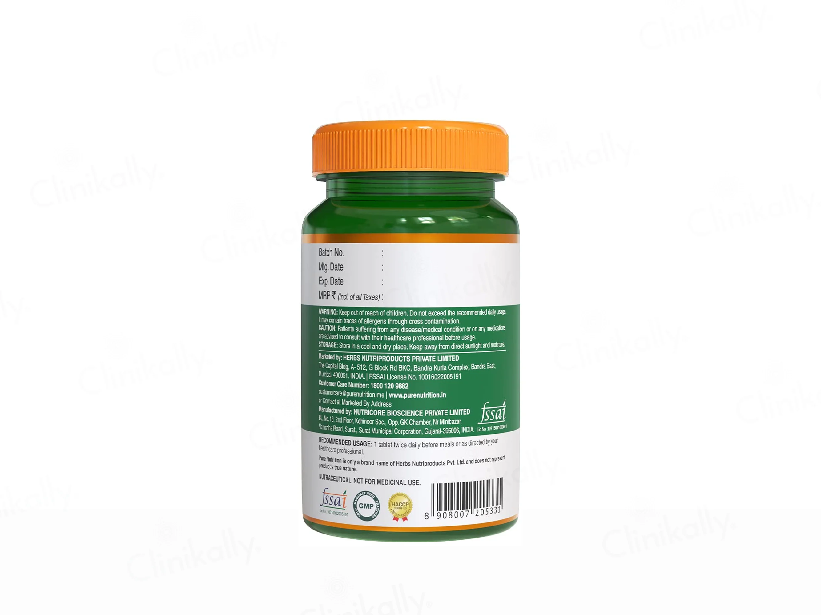Pure Nutrition Milk Thistle Liver Detox With 80% Silymarin Flavonoids Veg Tablet - Image 5