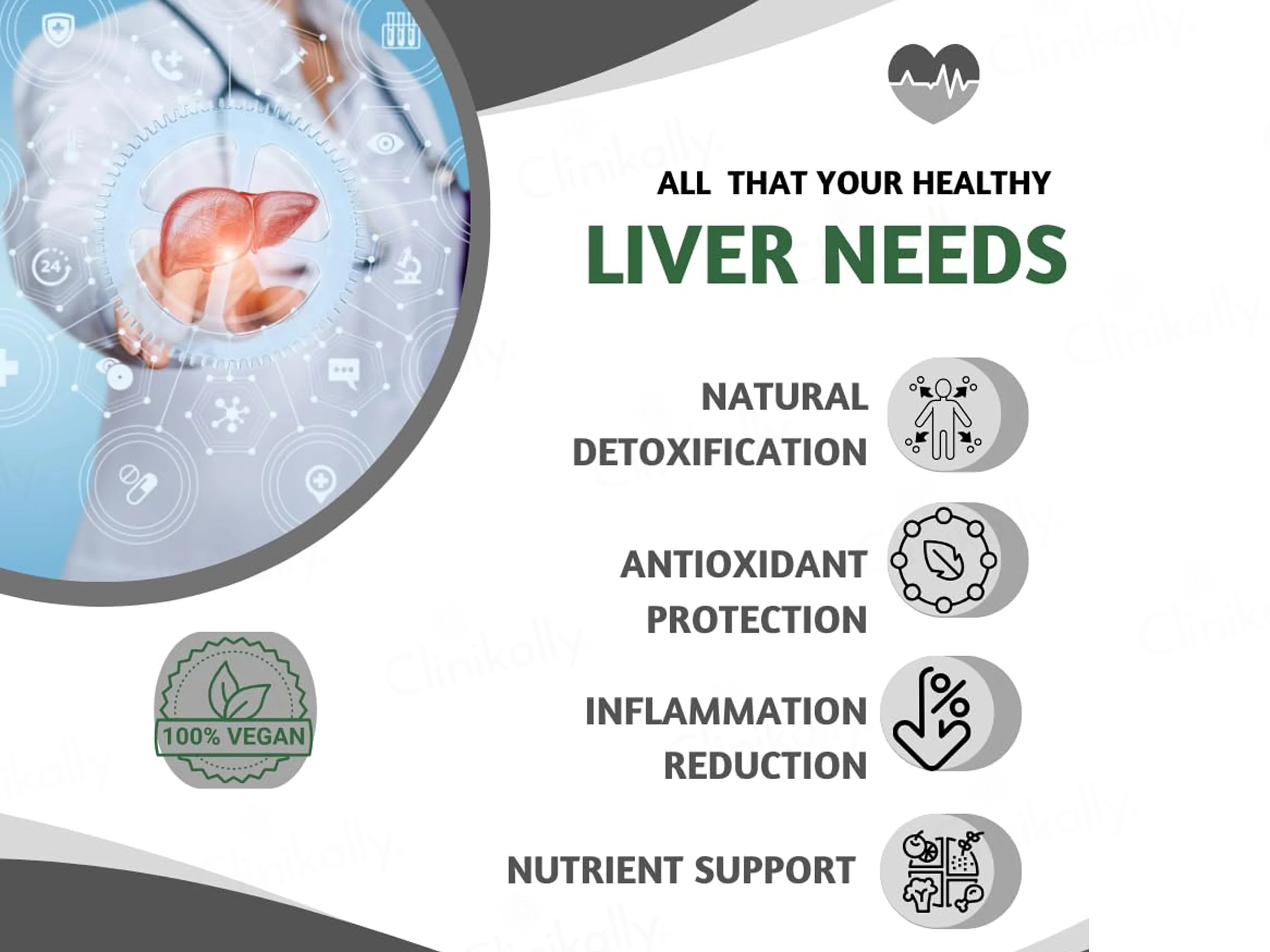 Pure Nutrition Milk Thistle Liver Detox With 80% Silymarin Flavonoids Veg Tablet - Image 7