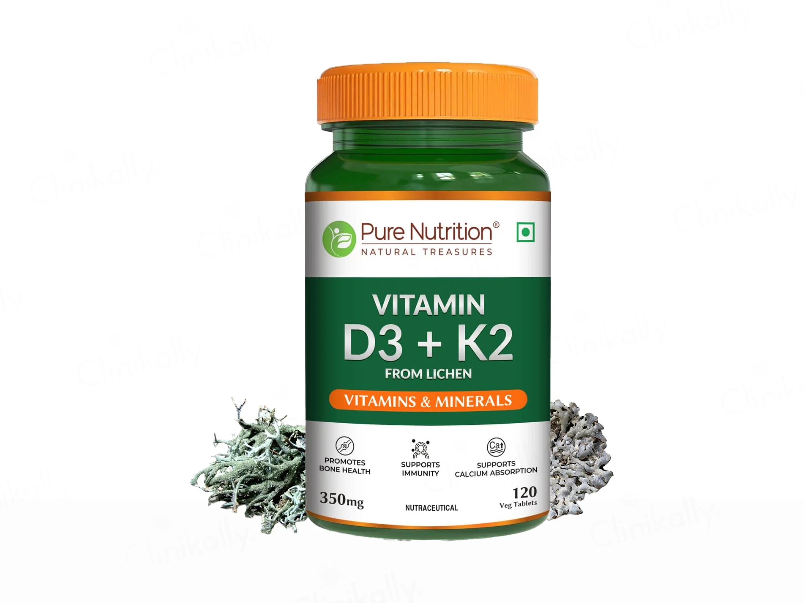 Pure Nutrition Vitamin D3 + K2 Veg Tablet - Image 7