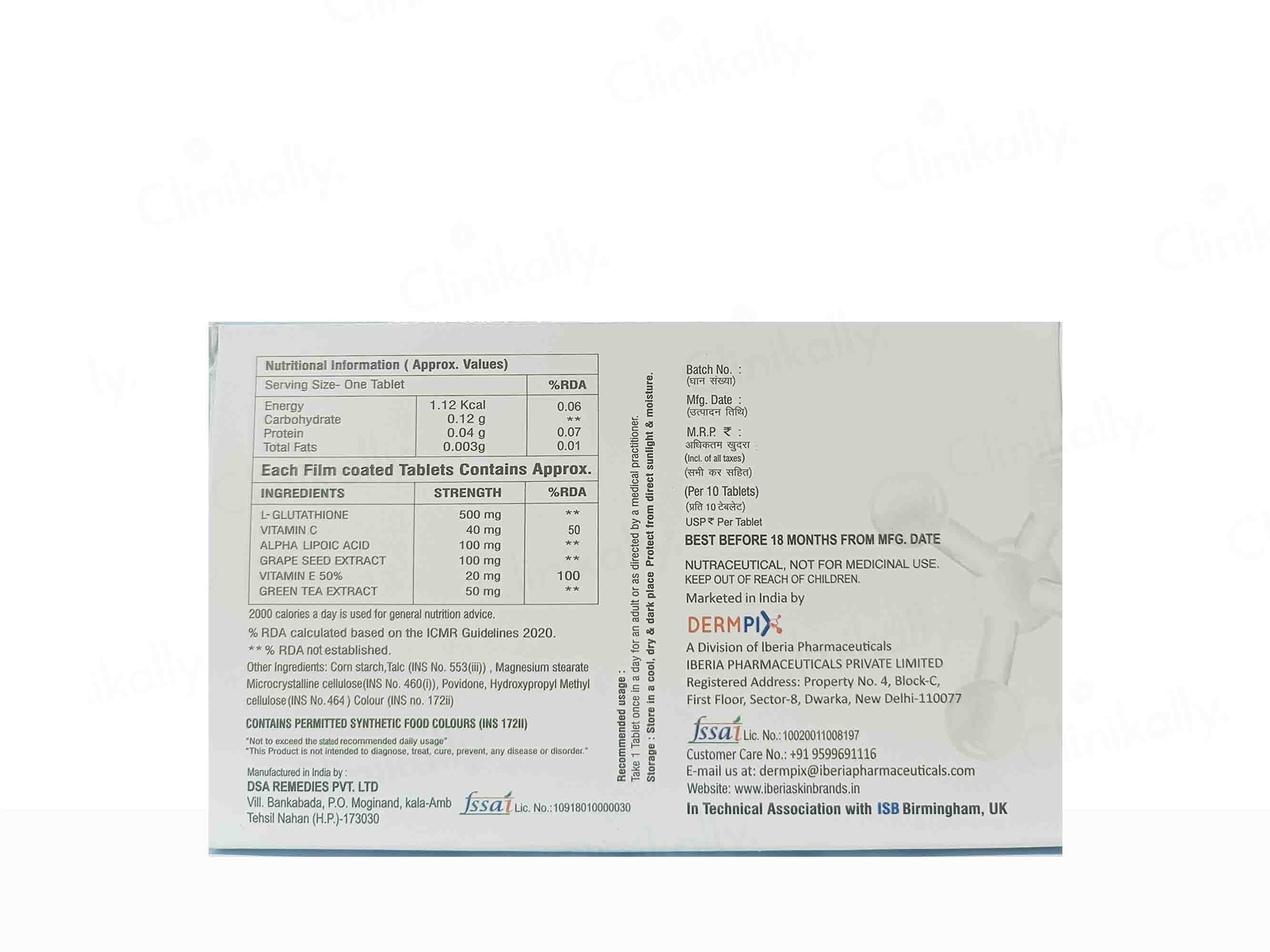 Raplite Nutraceutical Tablet - Image 3
