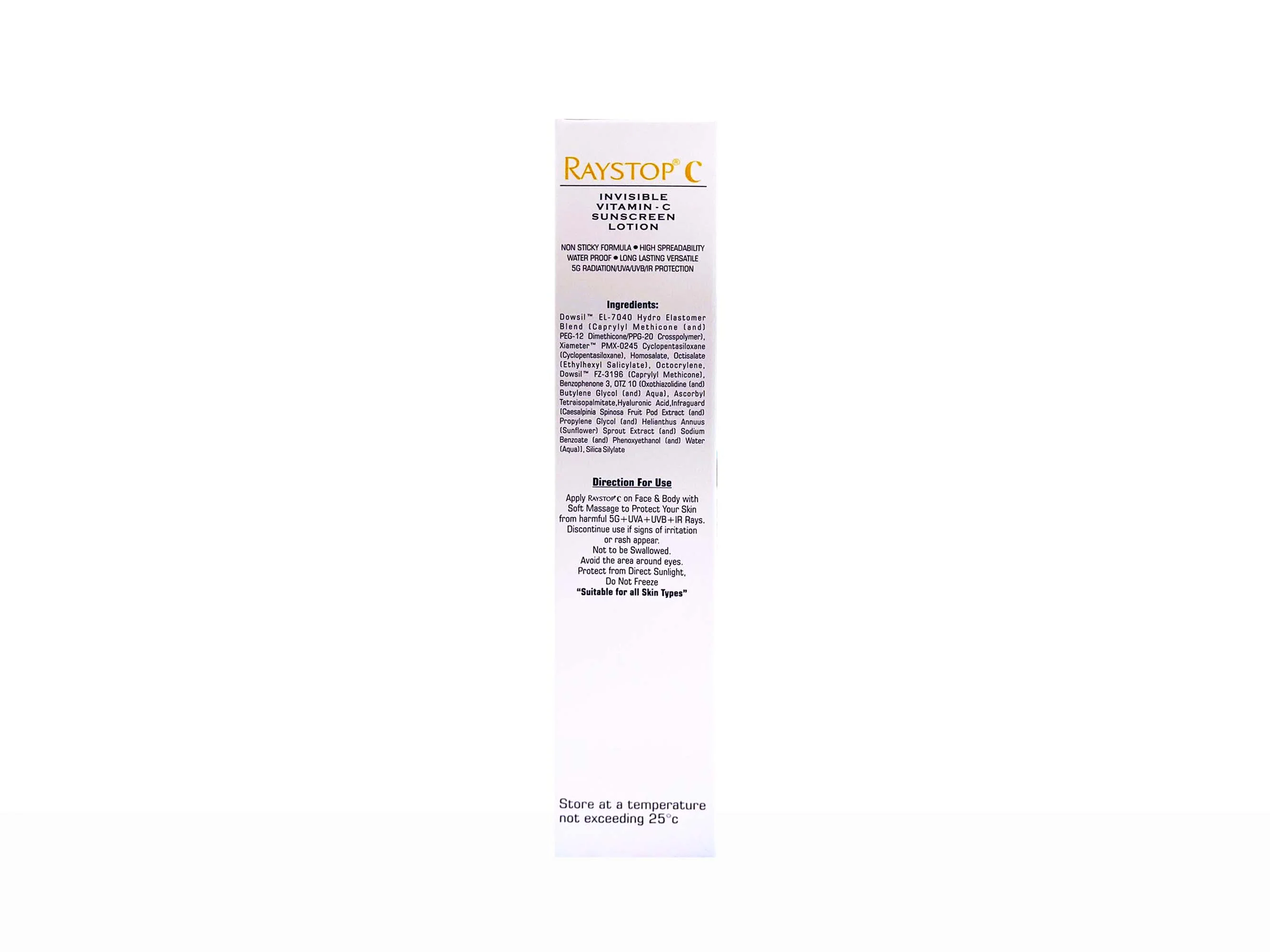 Raystop C Invisible Vitamin-C Sunscreen SPF 50 PA+++ - Image 2