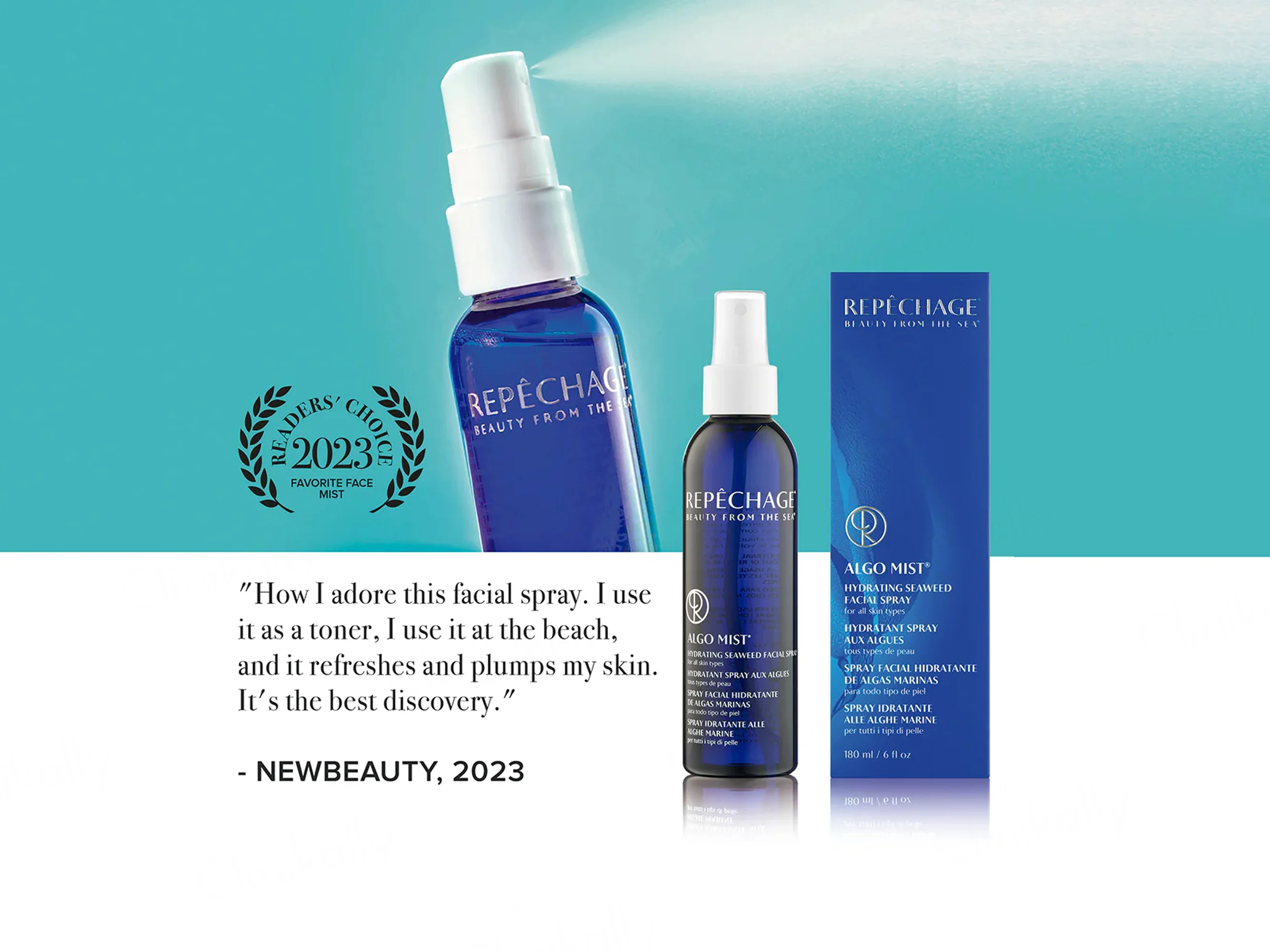 Repechage Algo Mist Hydrating Seaweed Facial Spray For All Skin Types - Image 3