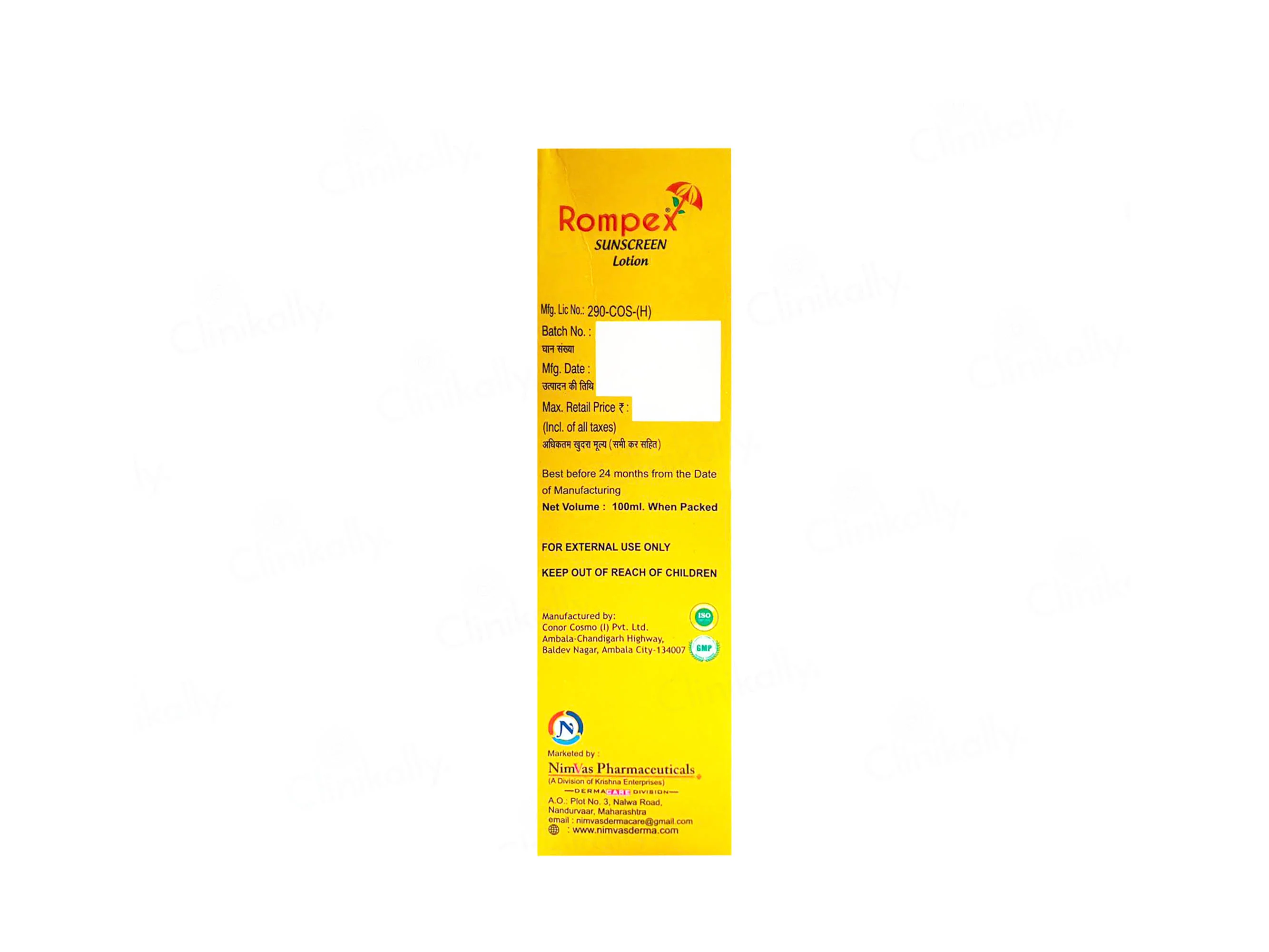 Rompex Sunscreen Lotion SPF 50+ - Image 3
