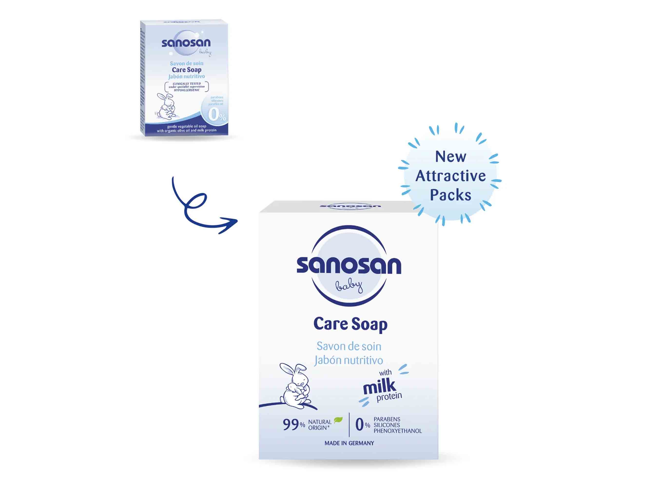 Sanosan Baby Milk Protein Care Soap - Image 5