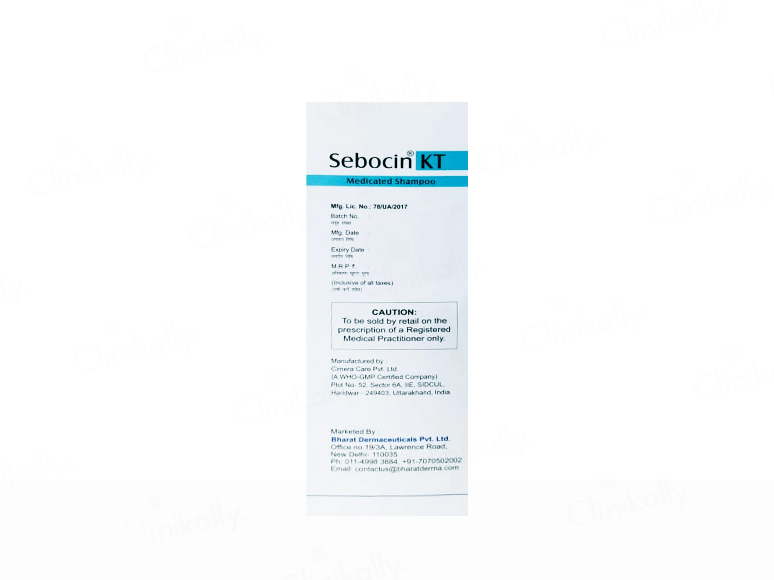 Sebocin KT Anti-Dandruff Medicated Shampoo - Image 3
