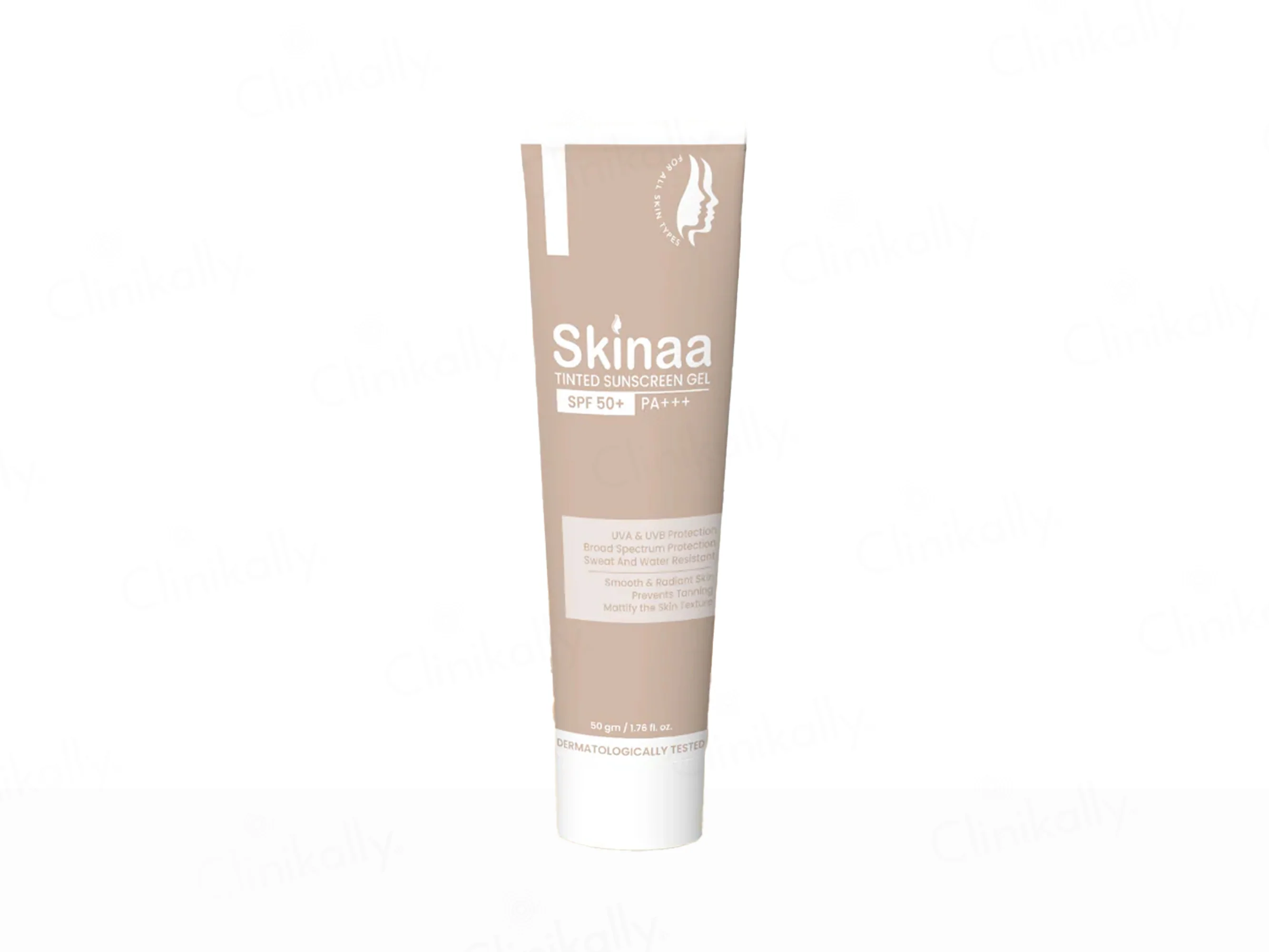 Skinaa Tinted Sunscreen Gel SPF 50 PA+++
