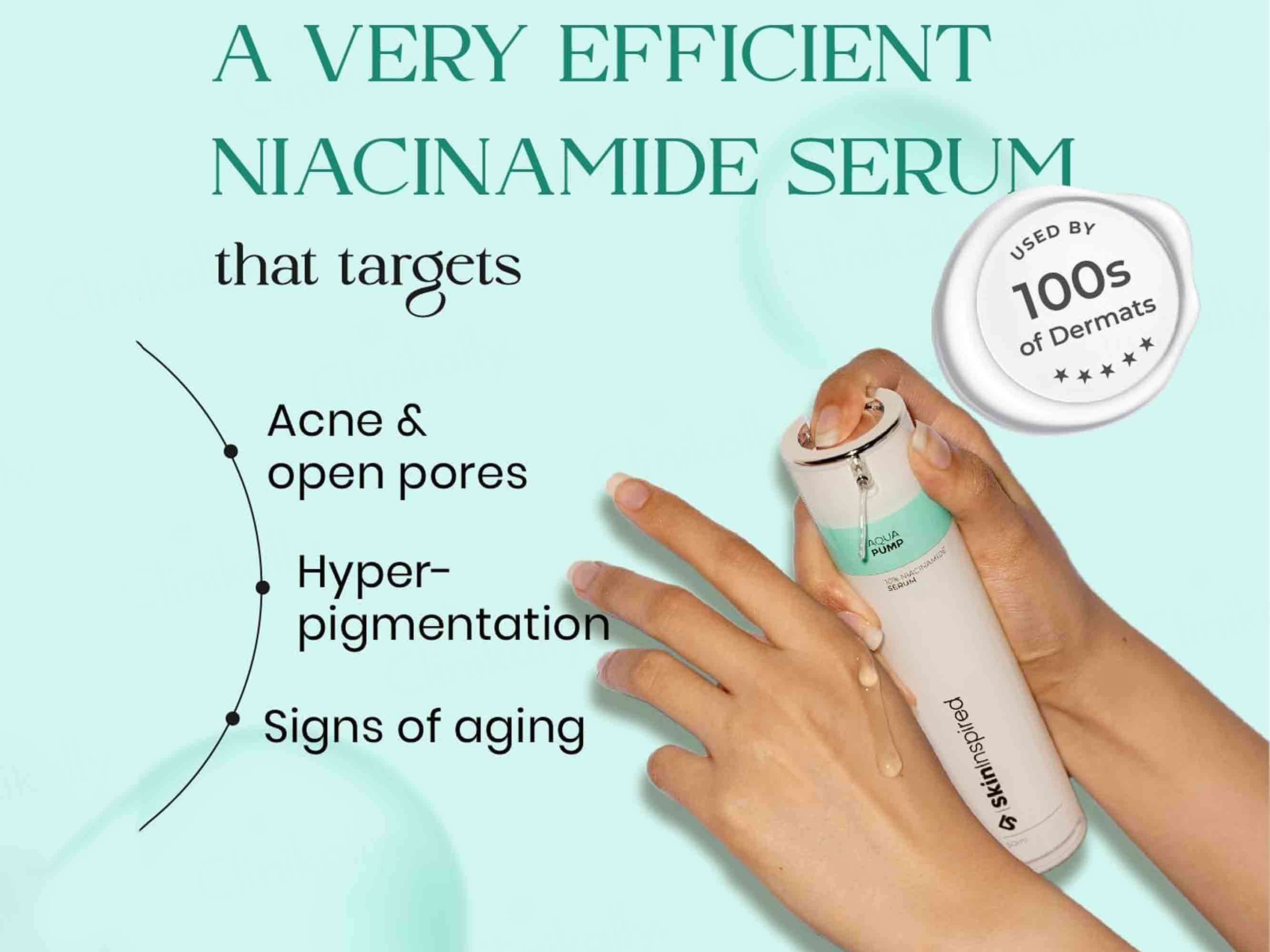 SkinInspired Aqua Pump 10% Niacinamide Face Serum - Image 3