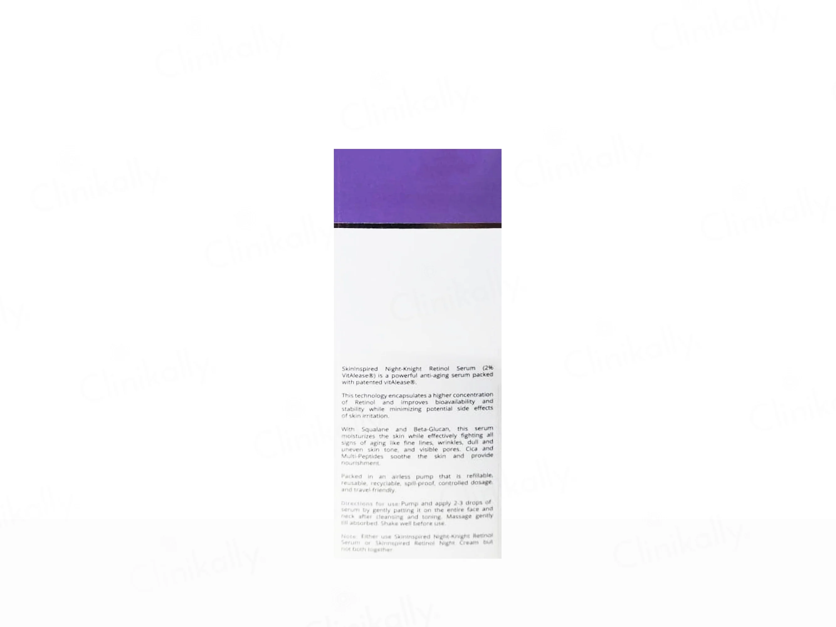 SkinInspired Night Knight 2% Encapsulated Retinol Face Serum - Image 5