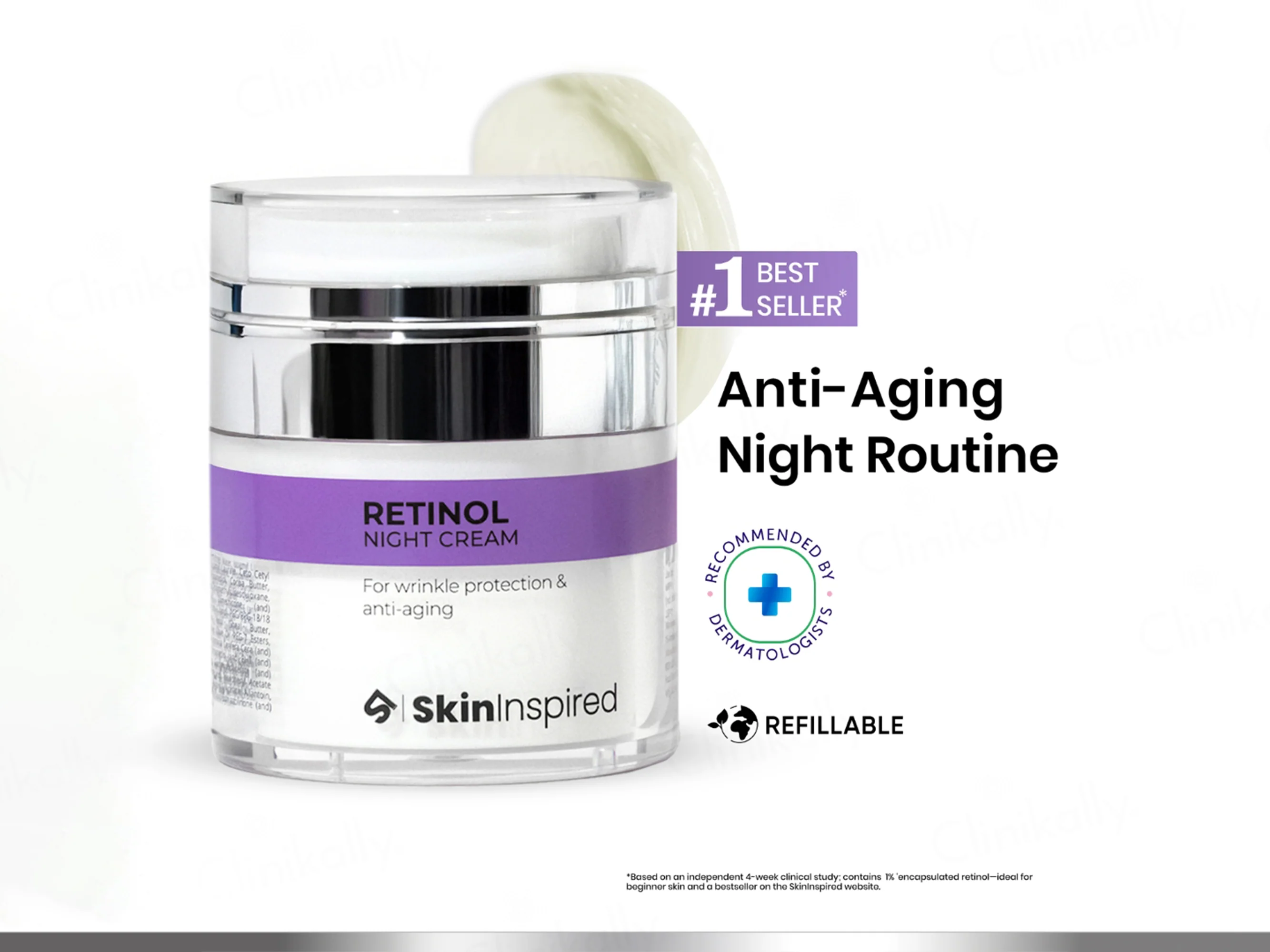 SkinInspired Retinol Anti-Aging Night Cream - Image 2