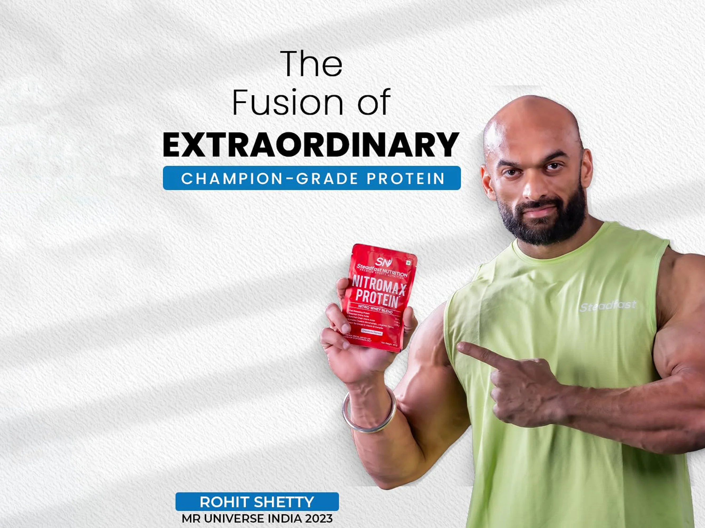 Steadfast Nutrition Nitromax Protein Nitro Whey Blend - Chocolate Flavour - Image 2