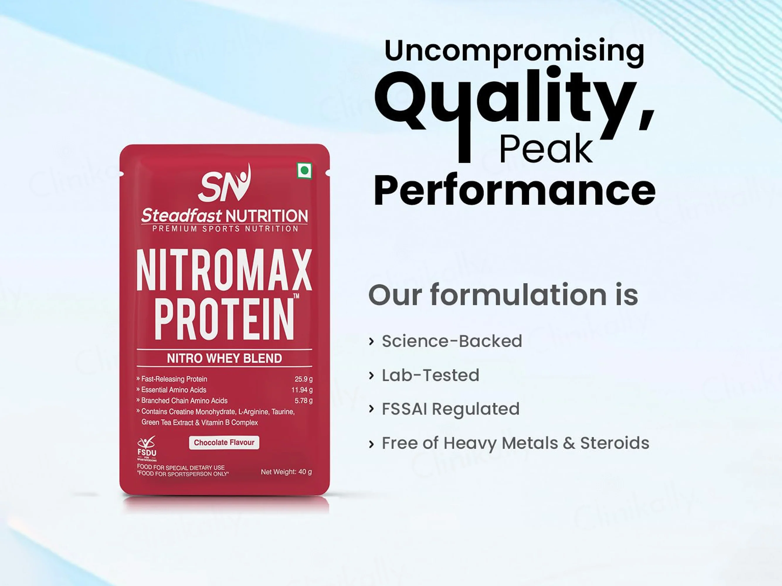 Steadfast Nutrition Nitromax Protein Nitro Whey Blend - Chocolate Flavour - Image 6