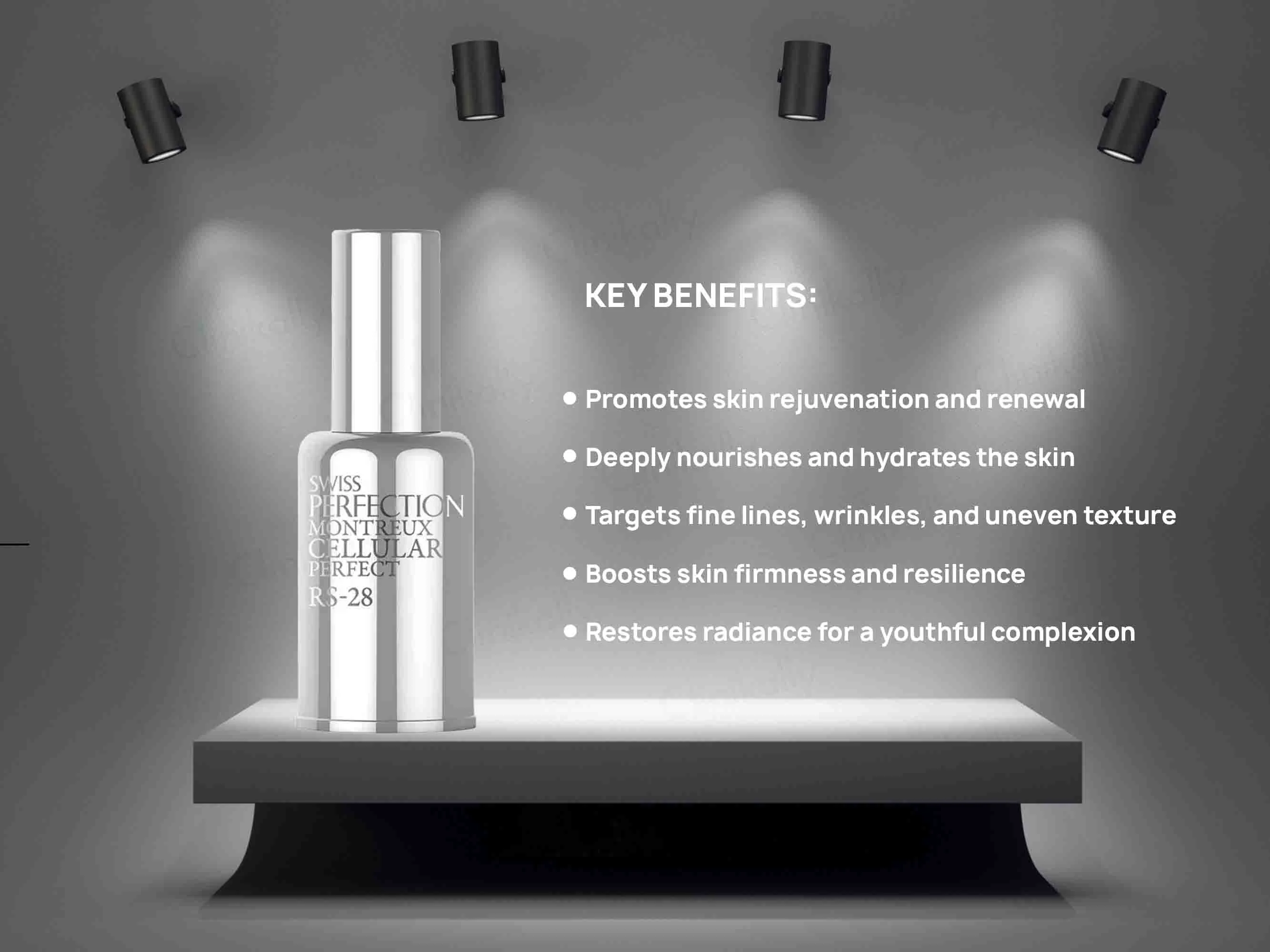 Swiss Perfection Montreux Cellular Perfect RS-28 Rejuvenation Skin Serum - Image 3