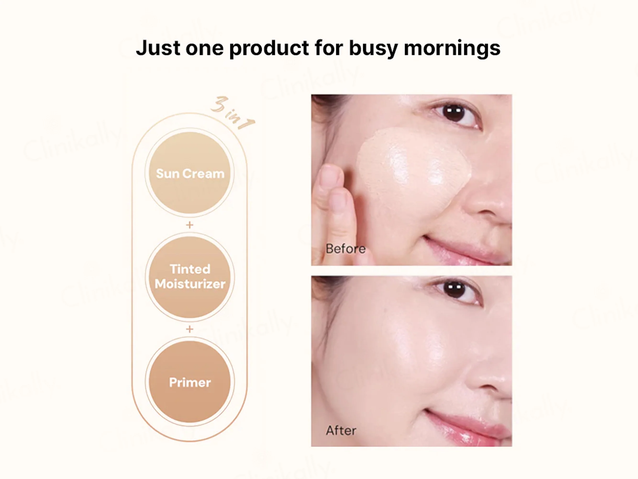 Thank You Farmer Be Beautiful Skin Tint Dewy Glow Moisturiser Sunscreen SPF 50 PA++++ (Honey) - Image 5