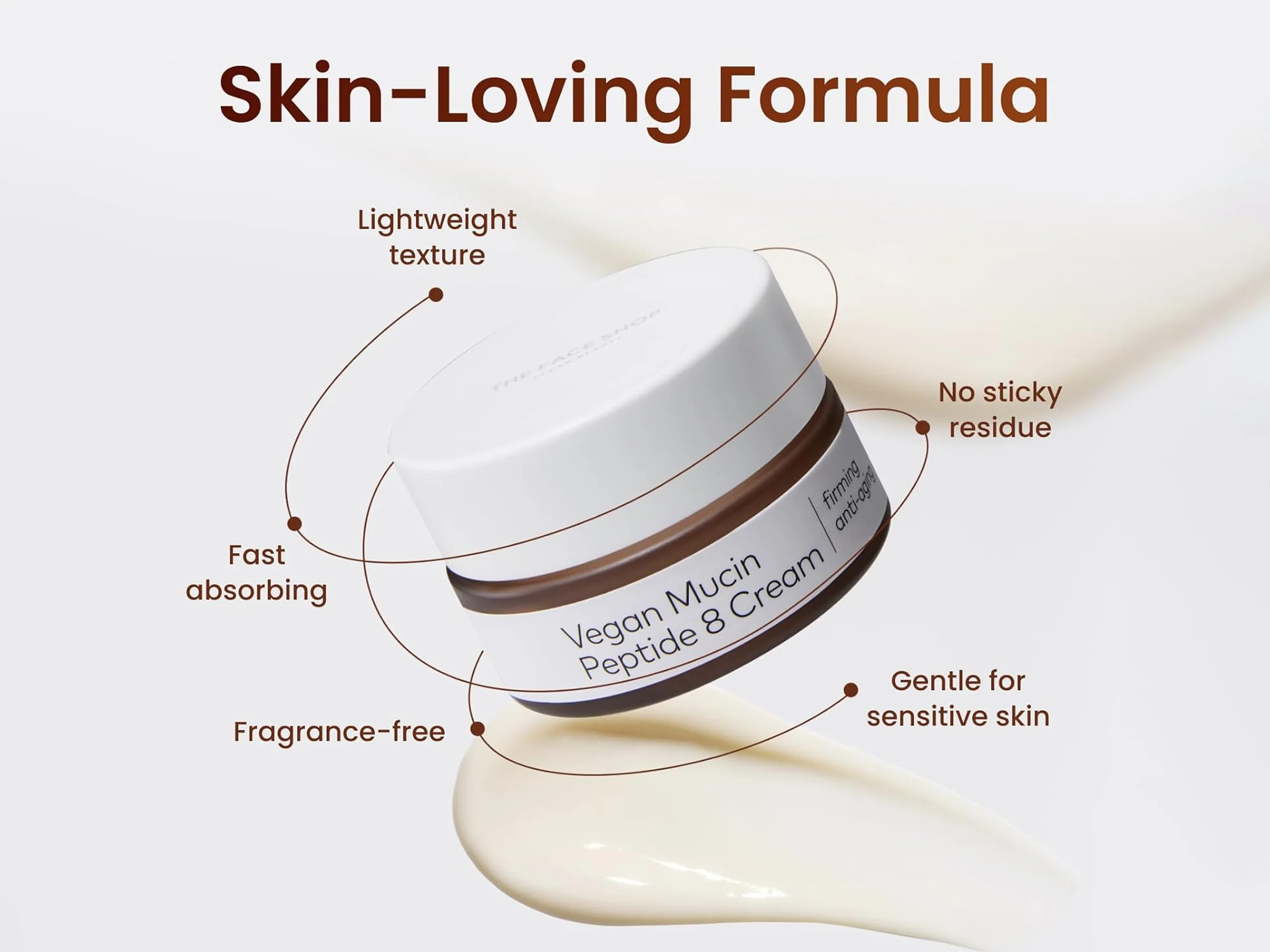 The Face Shop Alltimate Vegan Mucin Peptide 8 Firming & Anti-Aging Cream - Image 6