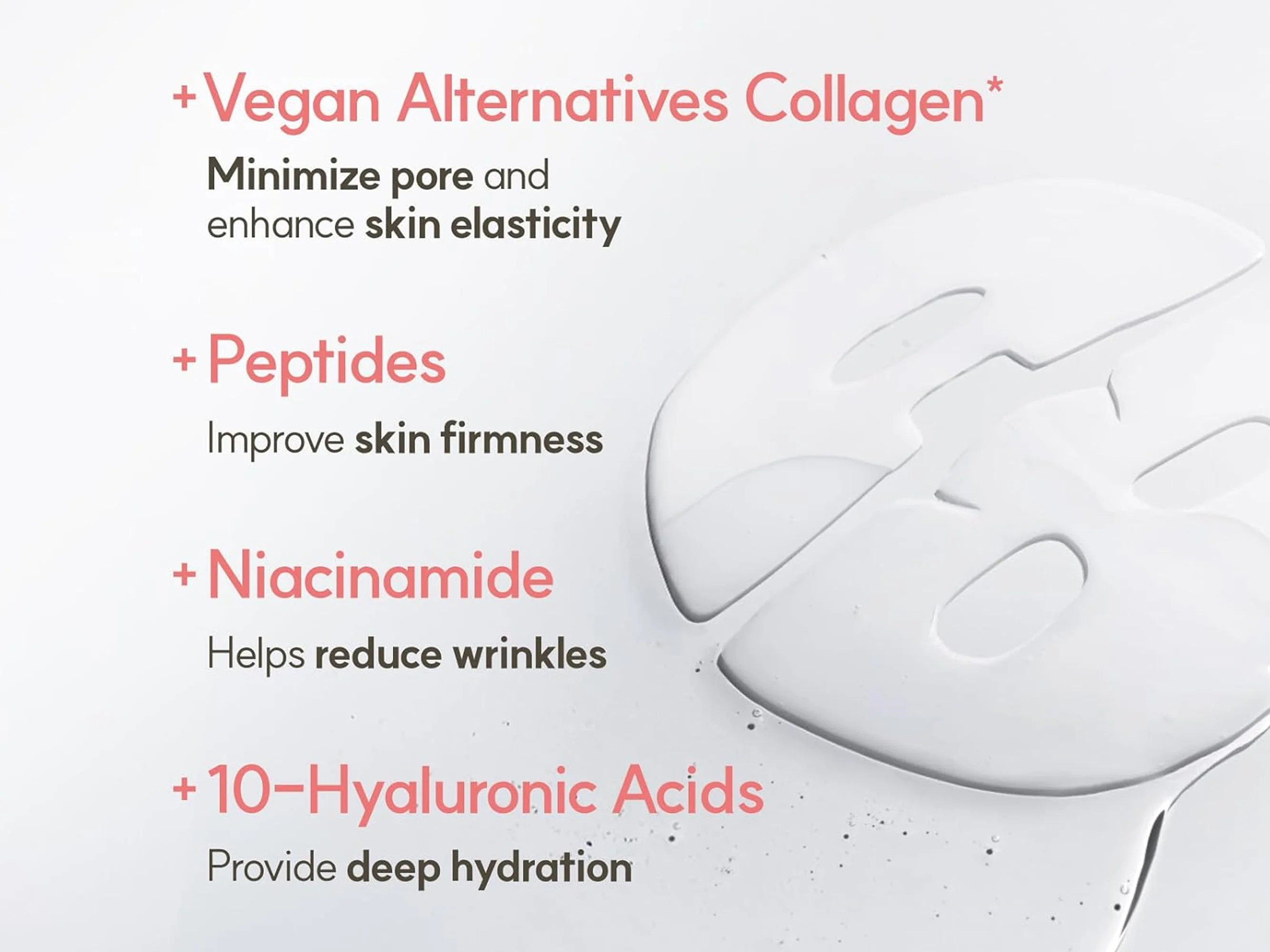 The Face Shop At Home Aesthetics Original Vegan Collagen Face Sheet Mask - Image 5