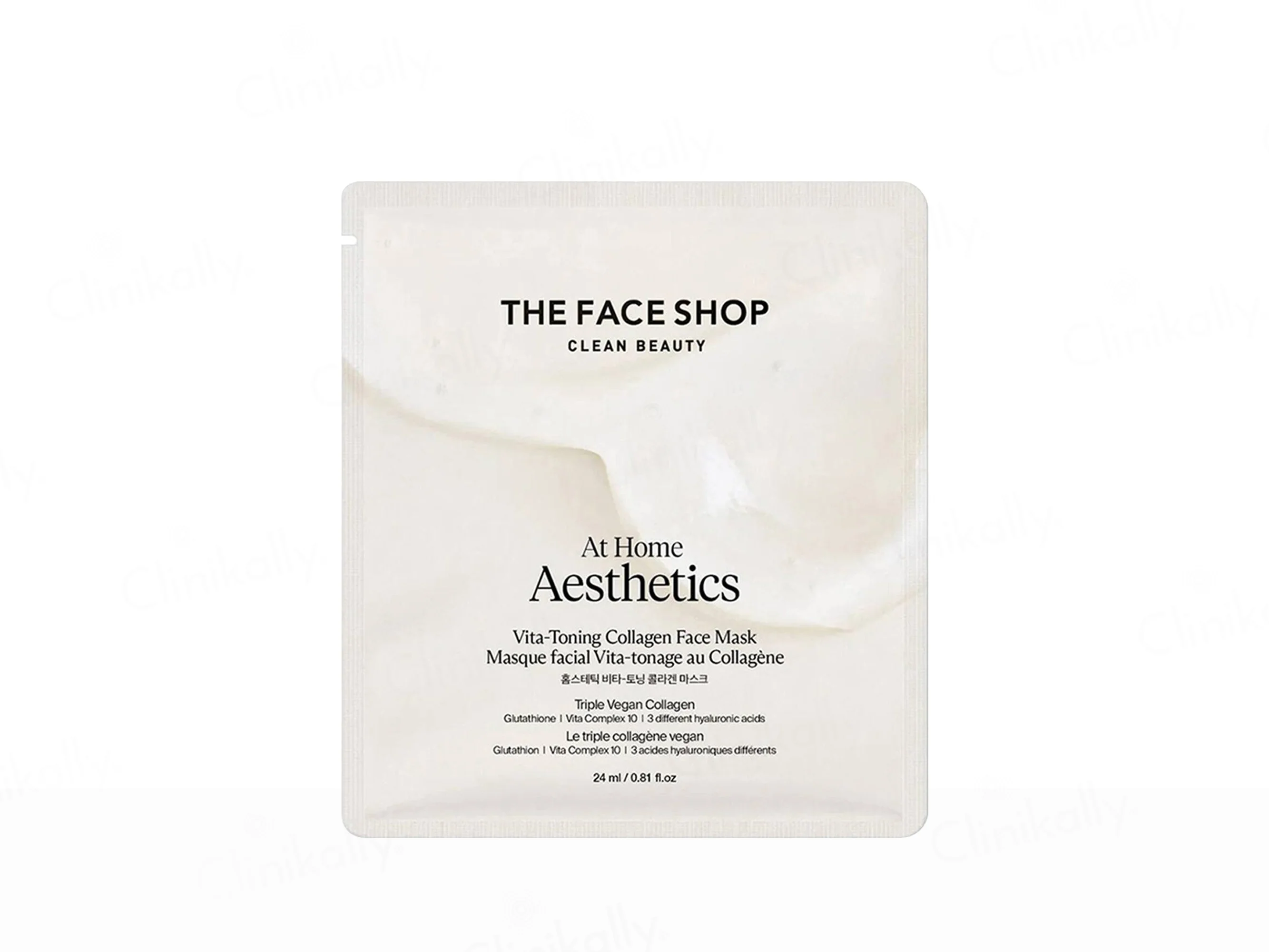 The Face Shop At Home Aesthetics Vita-Toning Vegan Collagen Face Sheet Mask