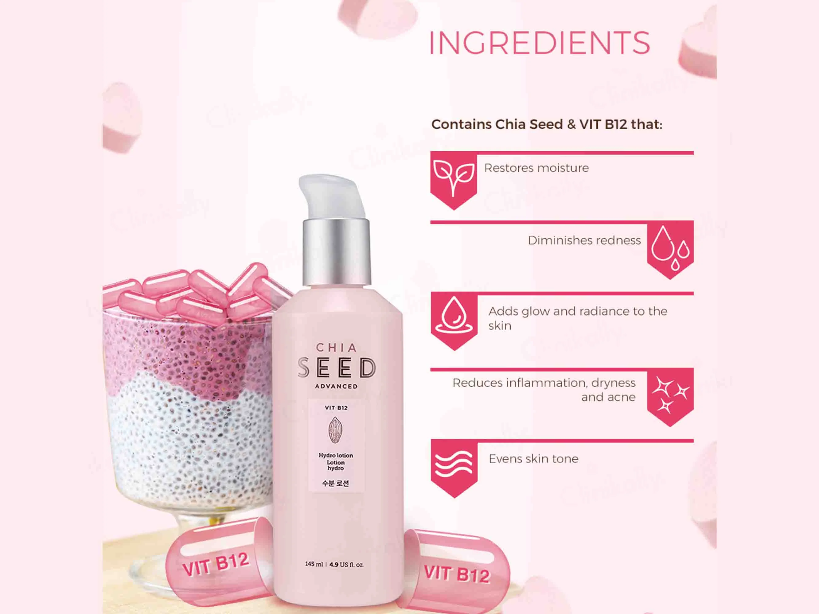 The Face Shop Chia Seed Advanced Hydro Lotion - Image 3