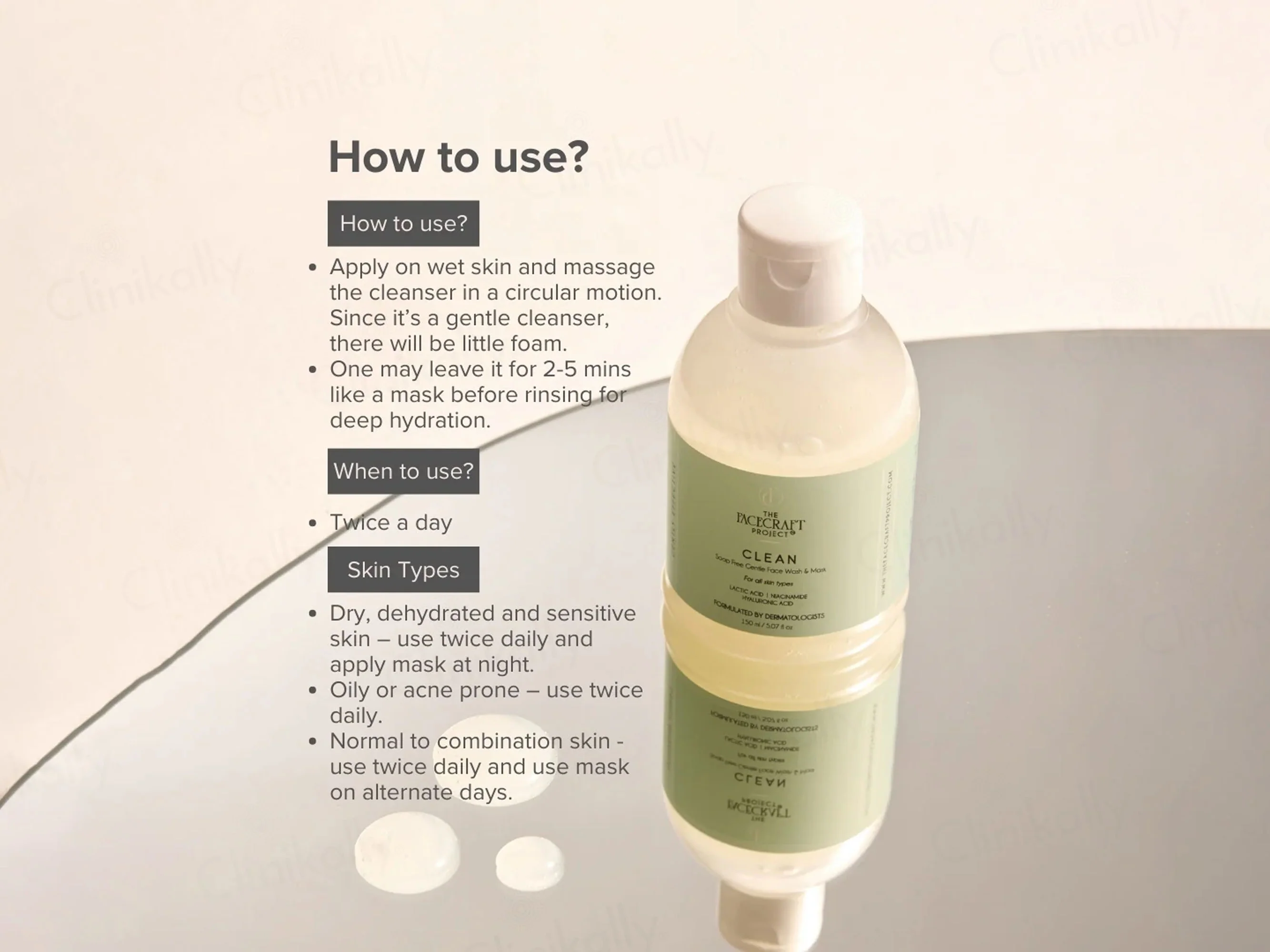 The Facecraft Project Clean Gentle Face Wash & Mask - Image 4