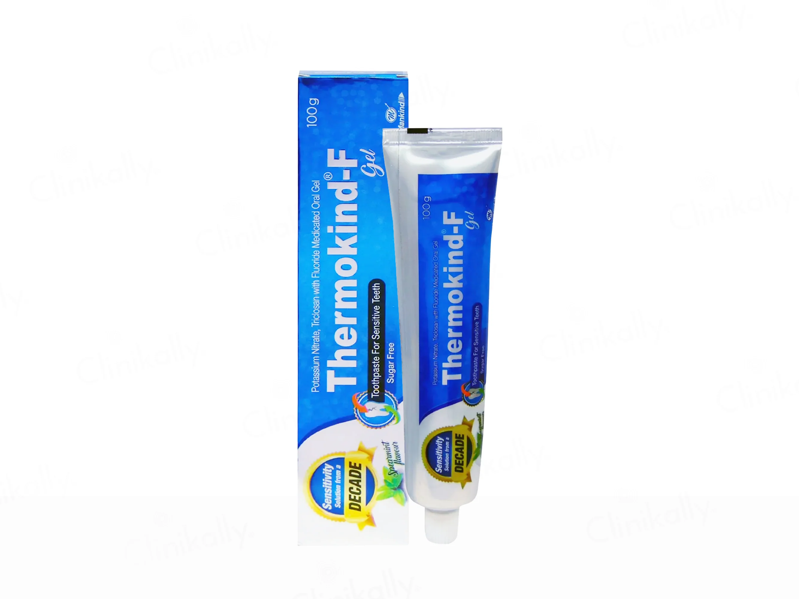 Thermokind-F Sugar Free Toothpaste Gel - Spearmint Flavour - Image 6