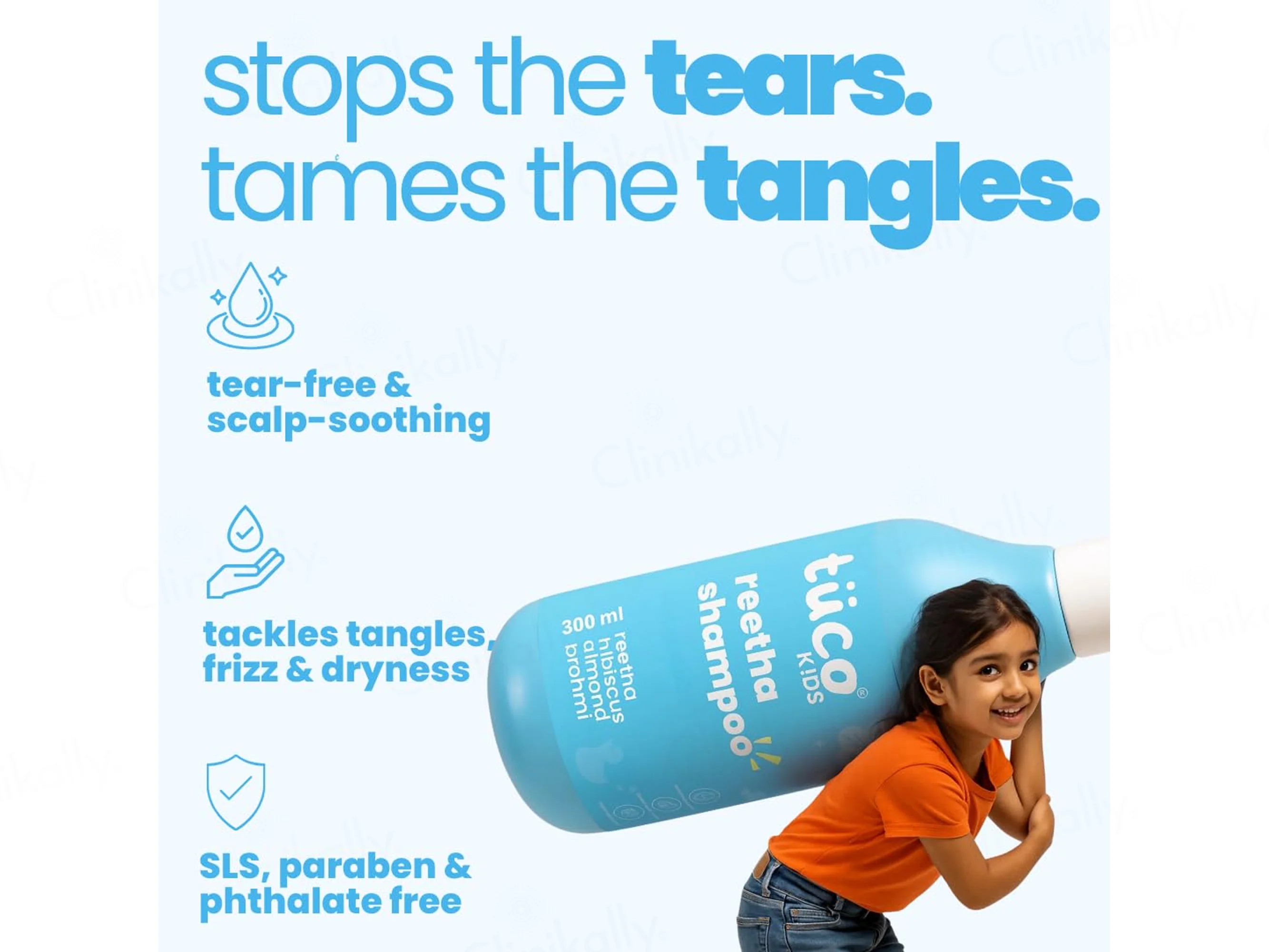 Tuco Kids Tear-Free & Tangle-Free Reetha Shampoo - Image 2