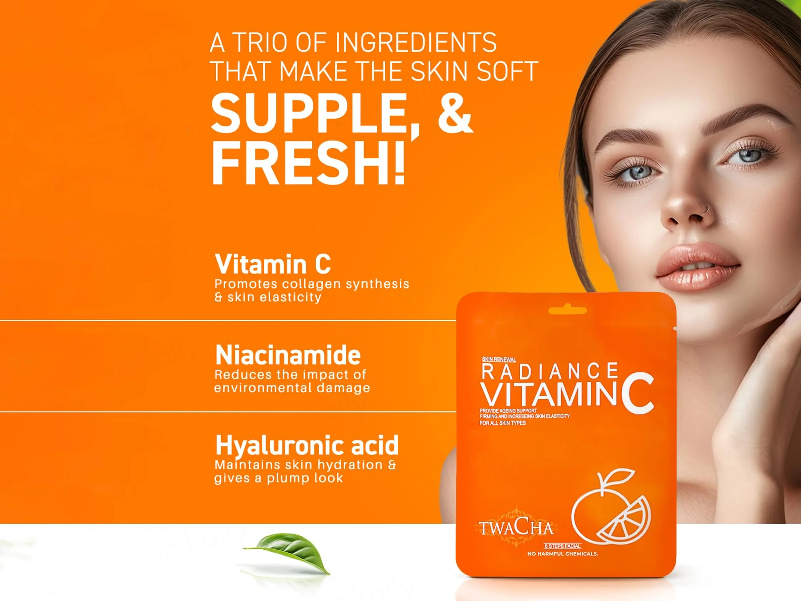 TWACHA Radiance Vitamin-C Facial Kit - Image 3