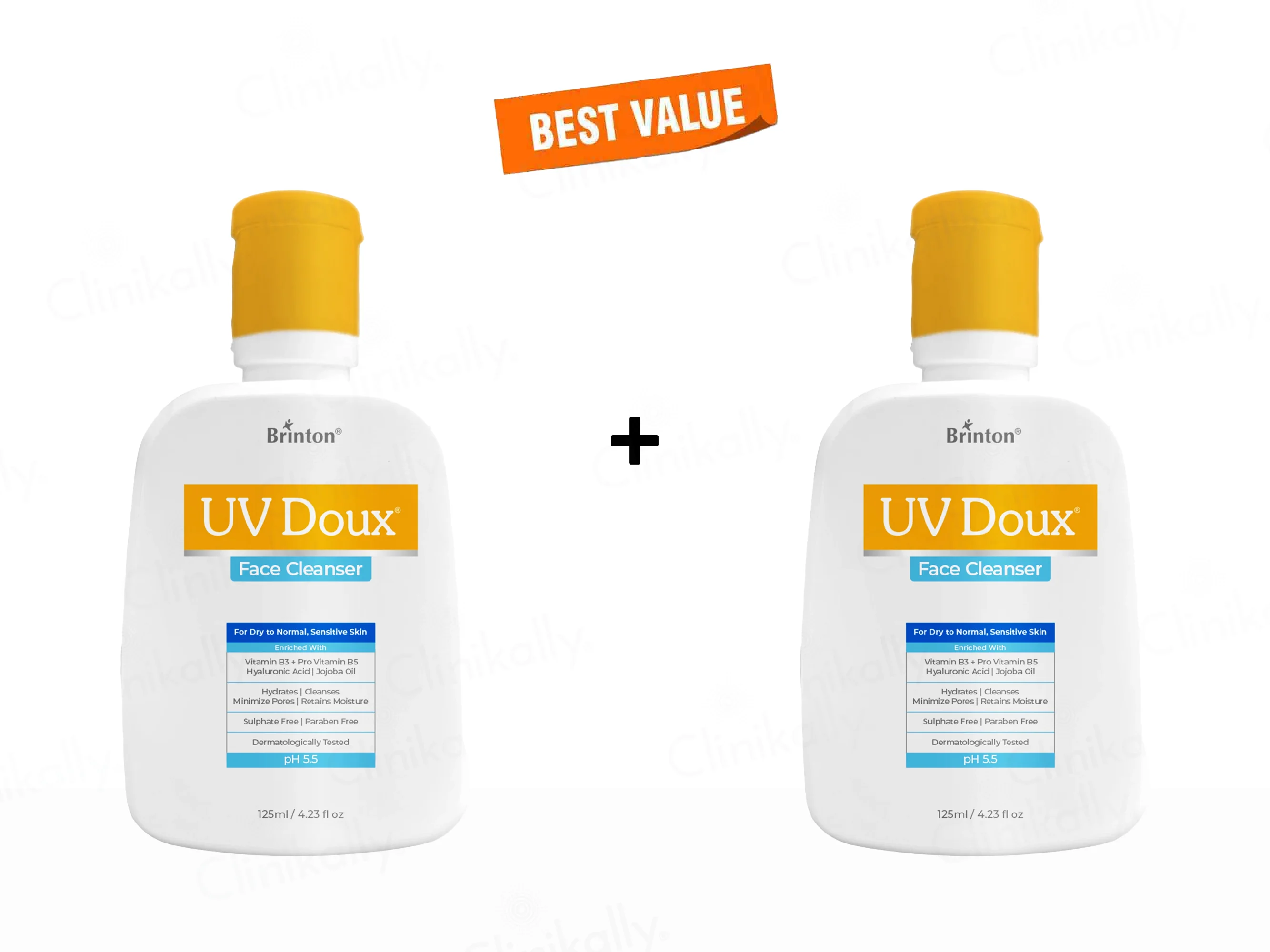 UV Doux Face Cleanser For Dry To Normal, Sensitive Skin - Image 4