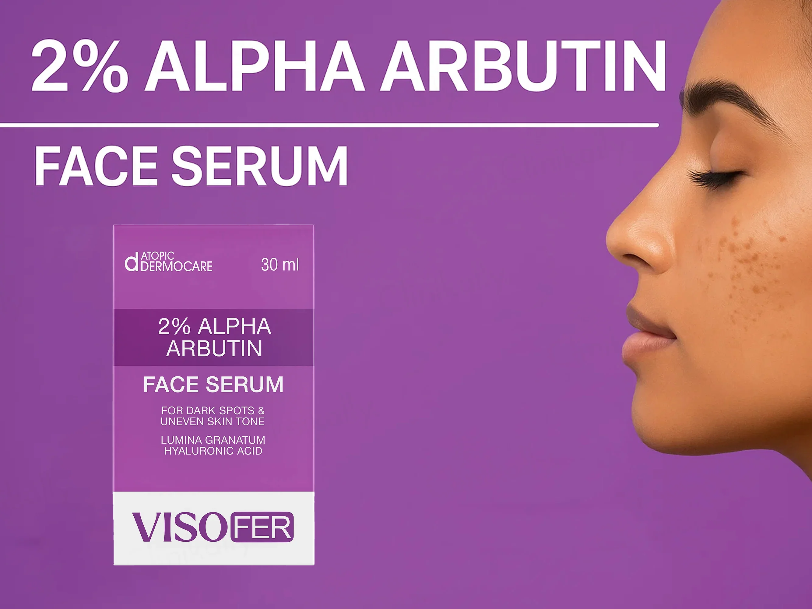 Viso Fer 2% Alpha Arbutin Face Serum - Image 3