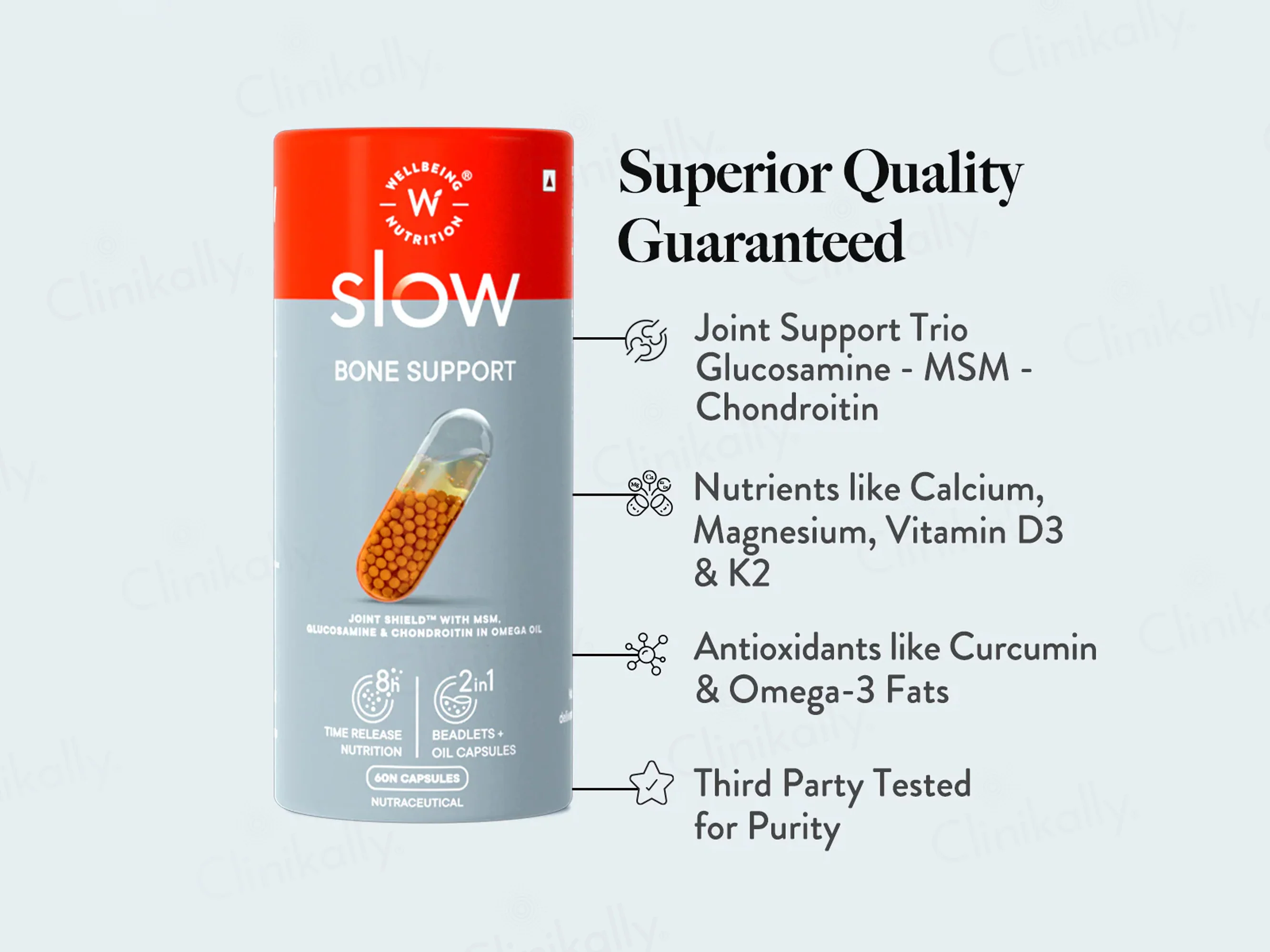 Wellbeing Nutrition Slow Bone Support Capsule - Image 4