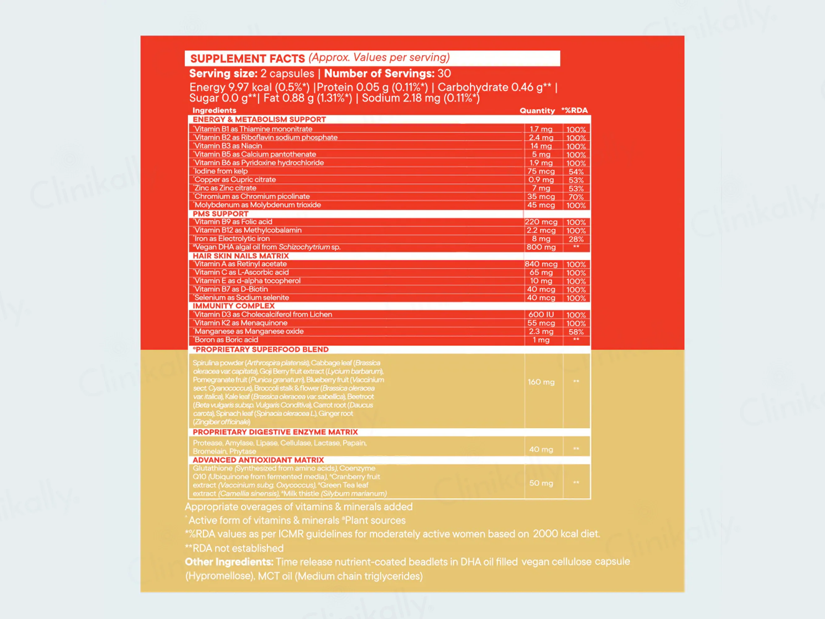 Wellbeing Nutrition Slow Multi + Omega For Her Capsule - Image 10