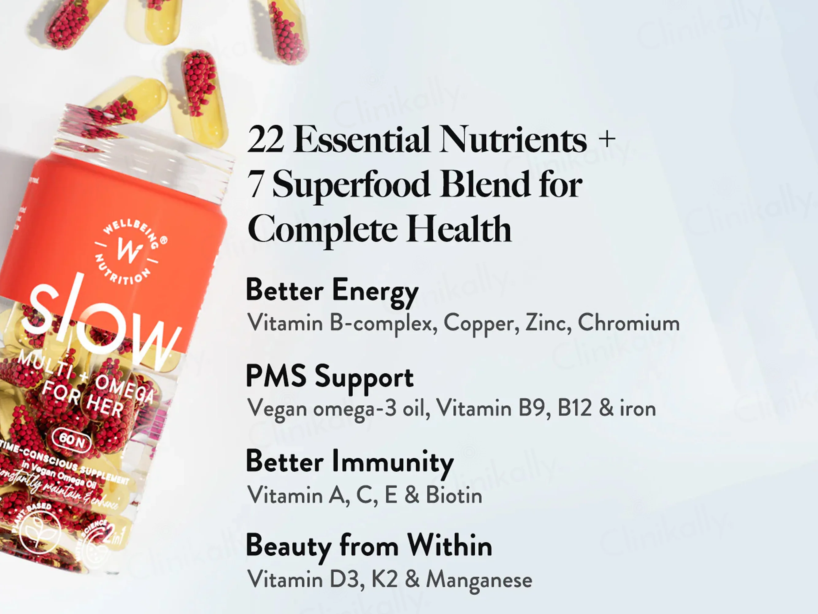 Wellbeing Nutrition Slow Multi + Omega For Her Capsule - Image 2