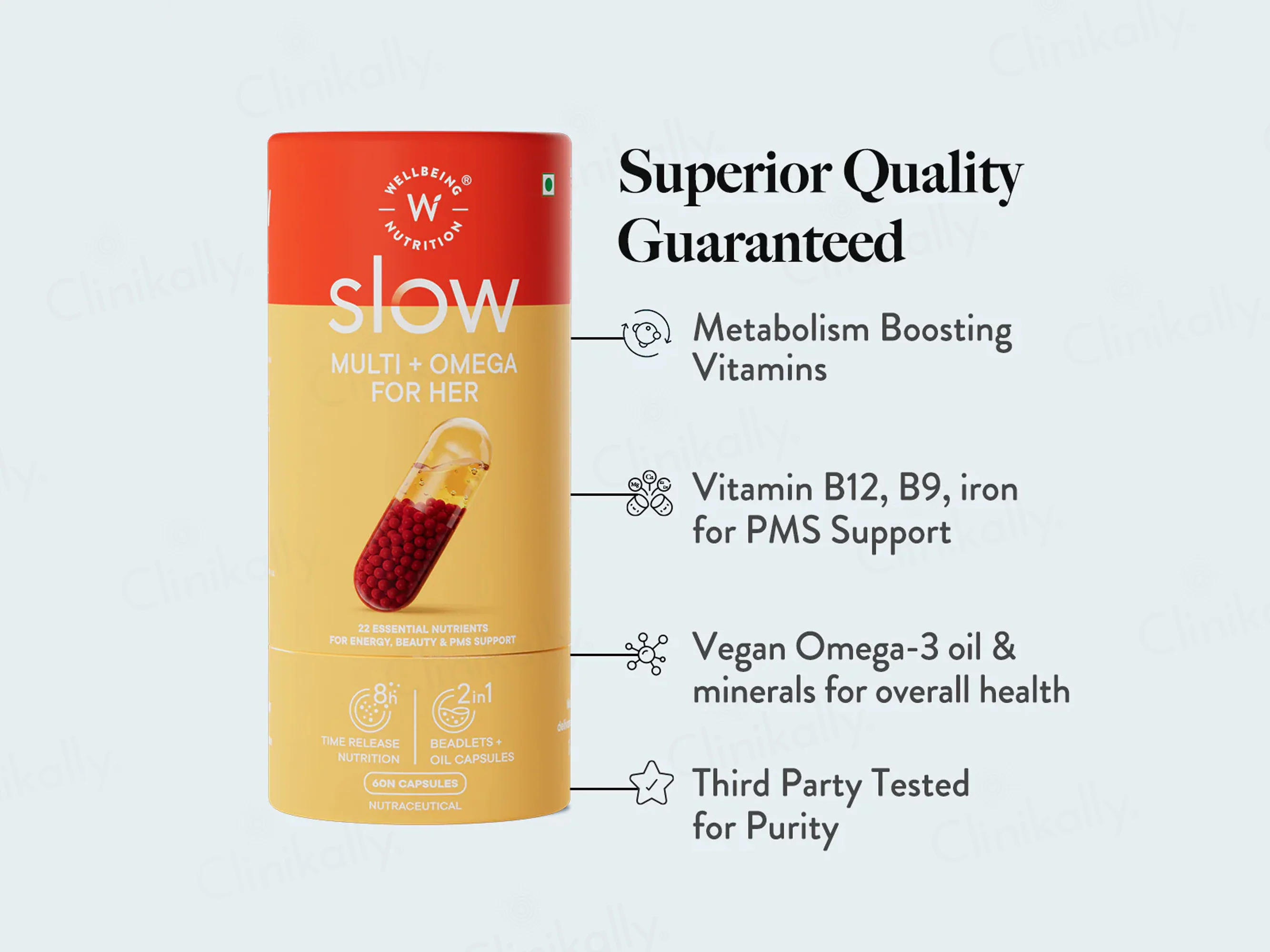 Wellbeing Nutrition Slow Multi + Omega For Her Capsule - Image 4
