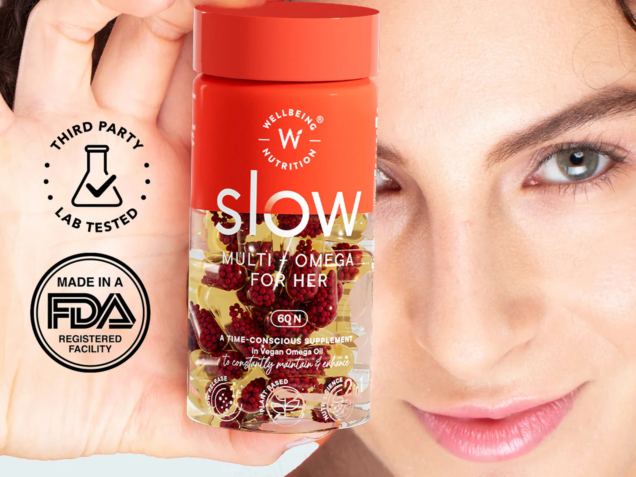 Wellbeing Nutrition Slow Multi + Omega For Her Capsule - Image 9