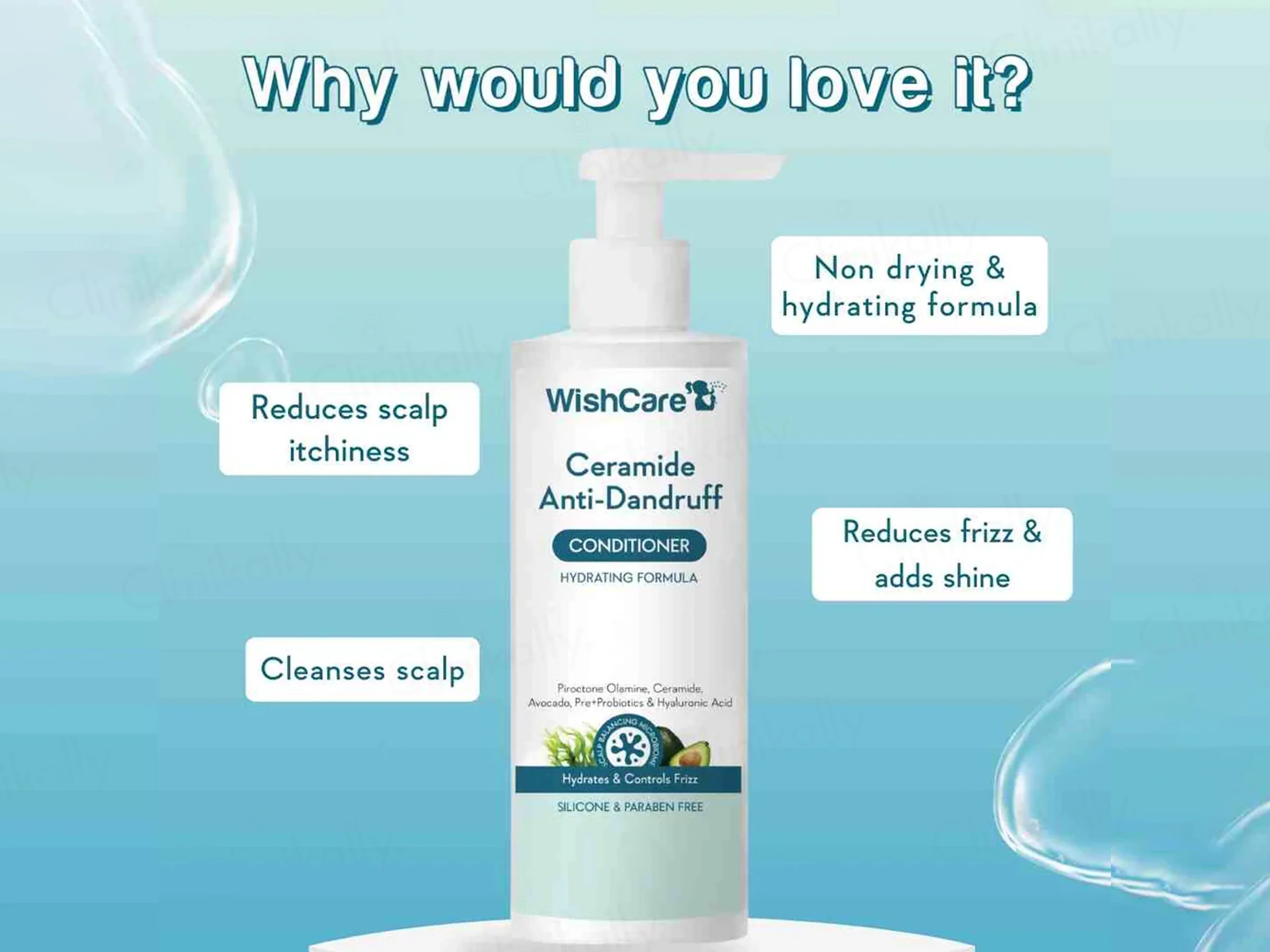 WishCare Ceramide Anti-Dandruff Conditioner - Image 4