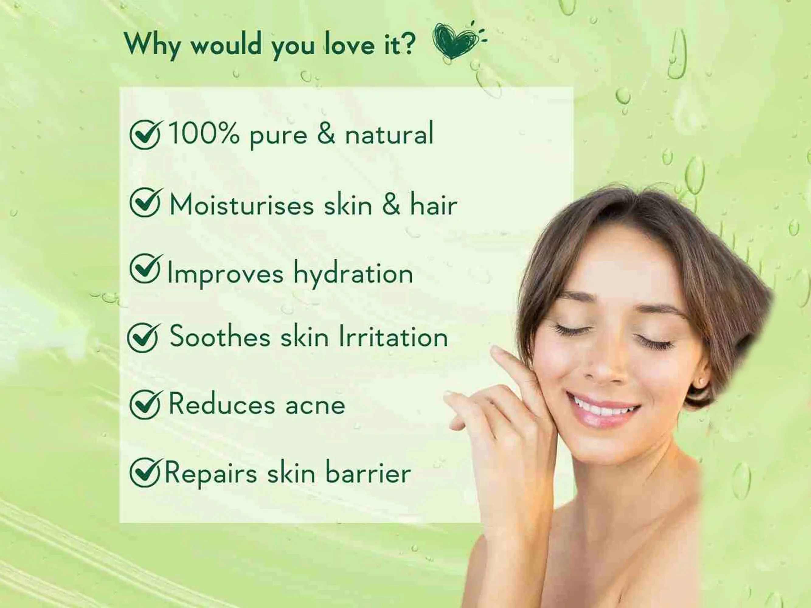 WishCare Pure & Natural Aloe Vera Gel - Image 2