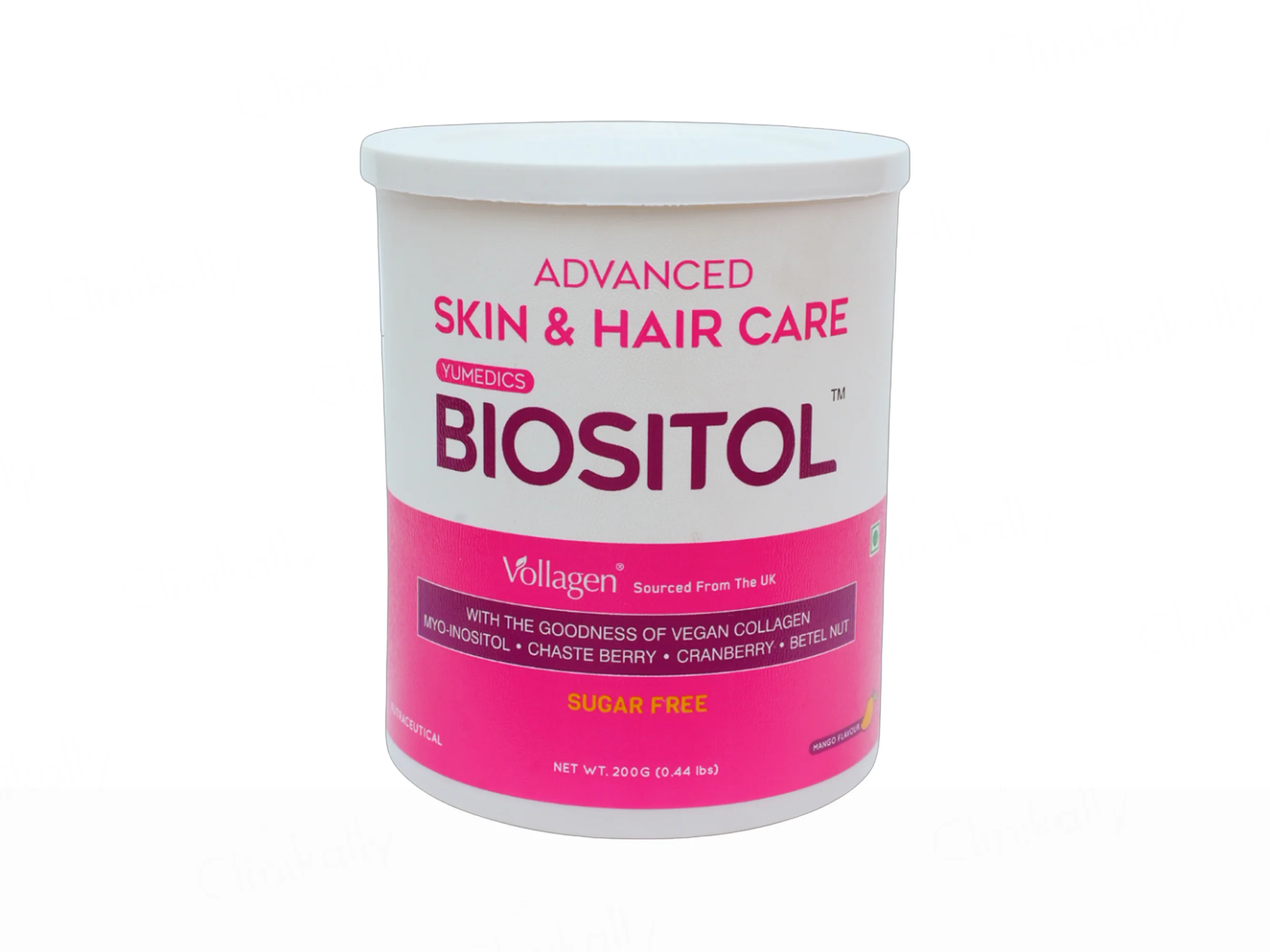 Yumedics Biositol Advanced Skin & Hair Care Vegan Collagen Powder - Mango Flavour