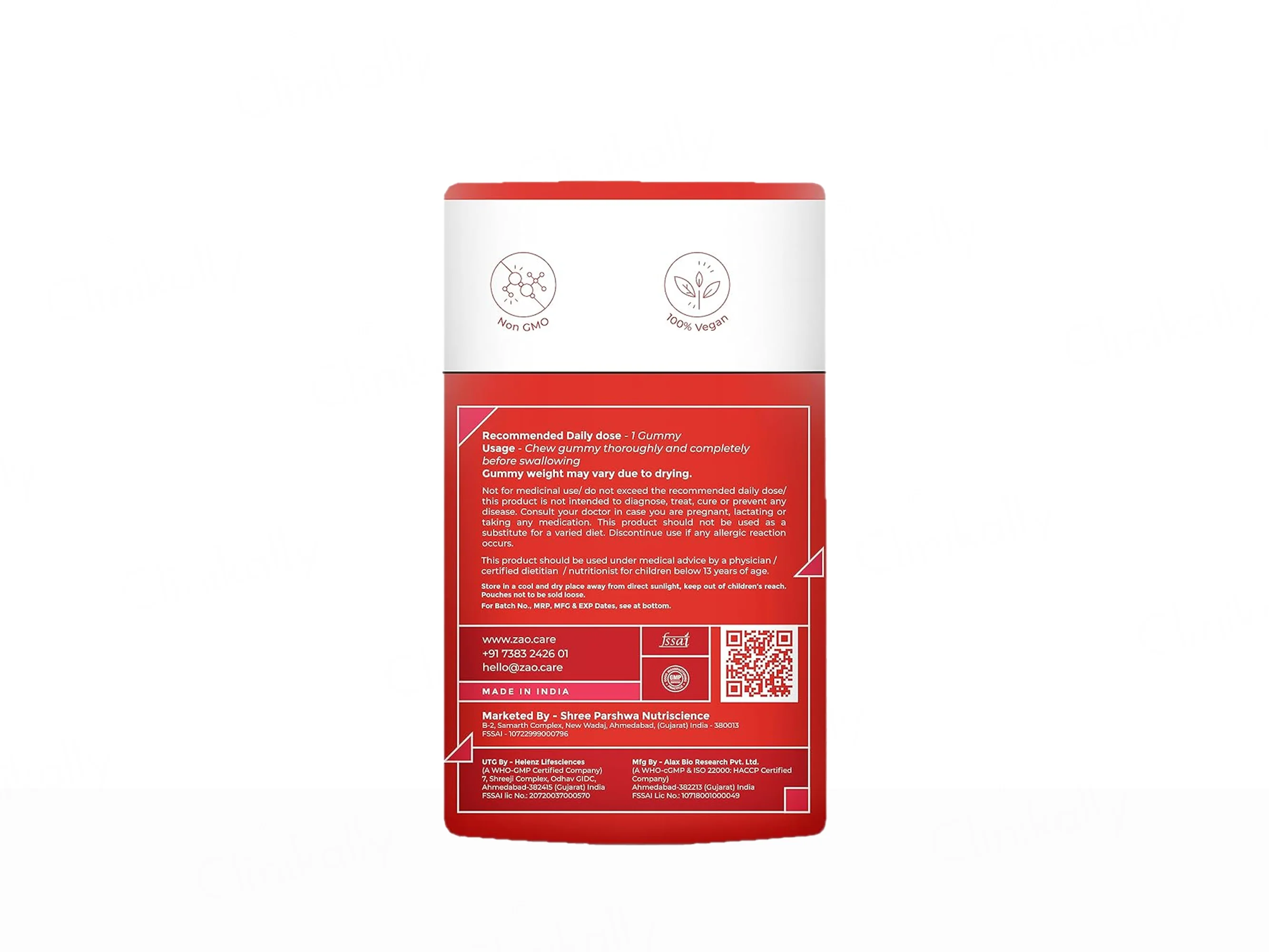 Zaocare Majestic Month Premenstrual Syndrome Gummies - Luscious Mixed Berries Flavour - Image 8