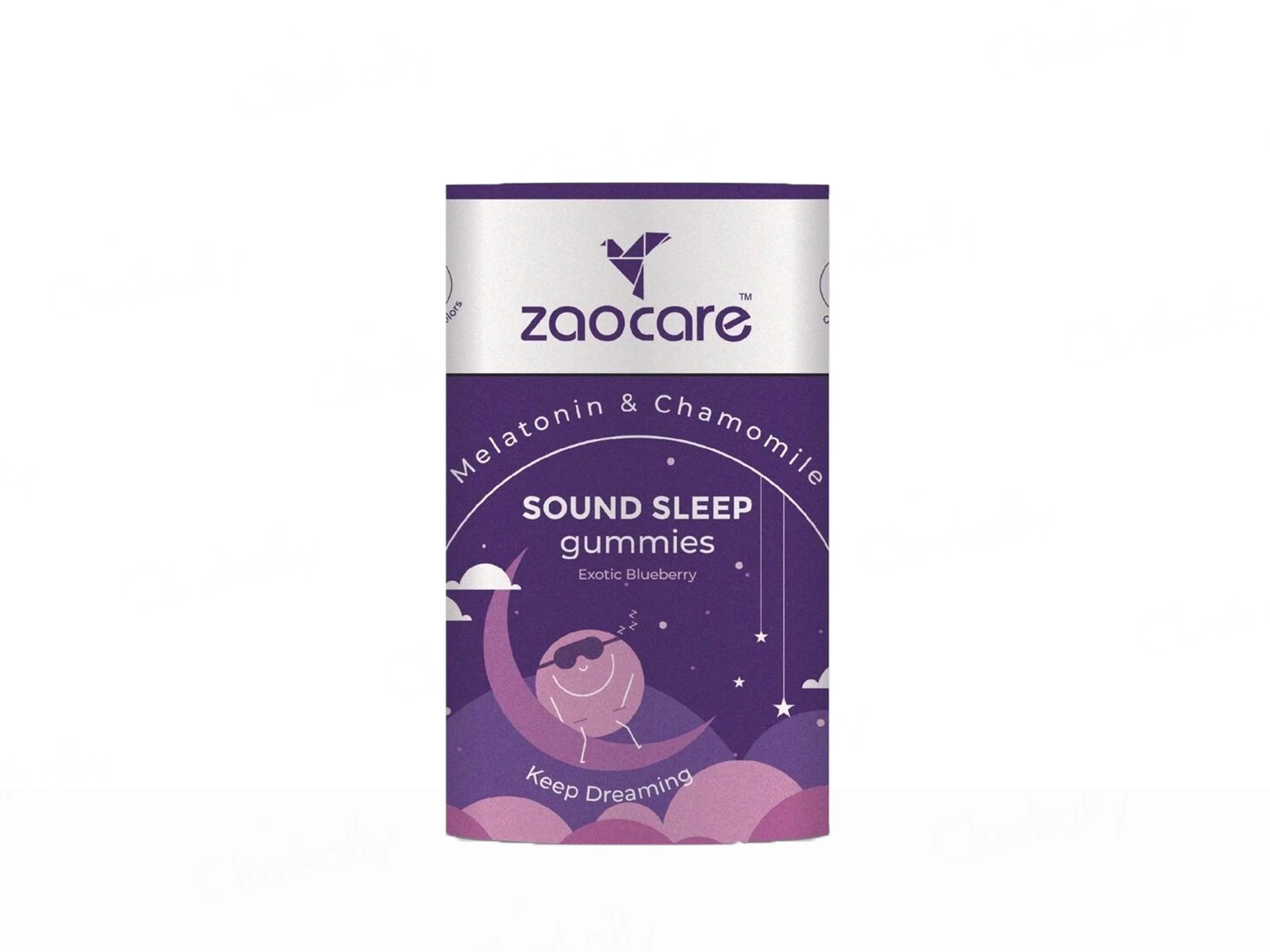 Zaocare Sound Sleep Melatonin & Chamomile Gummies - Exotic Blueberry Flavour